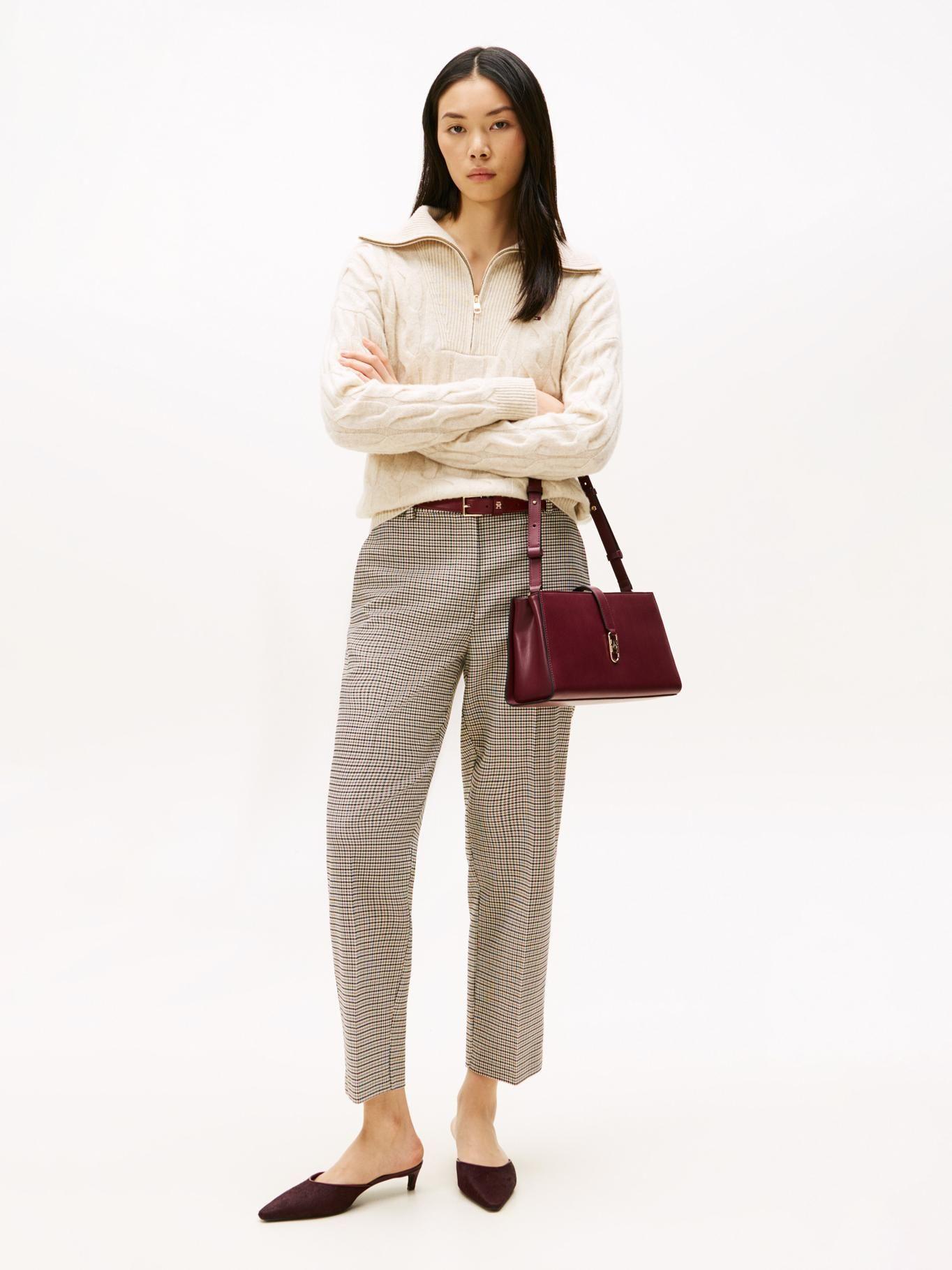 Pantalón Casual Con Estampado Beige Tommy Hilfiger-0