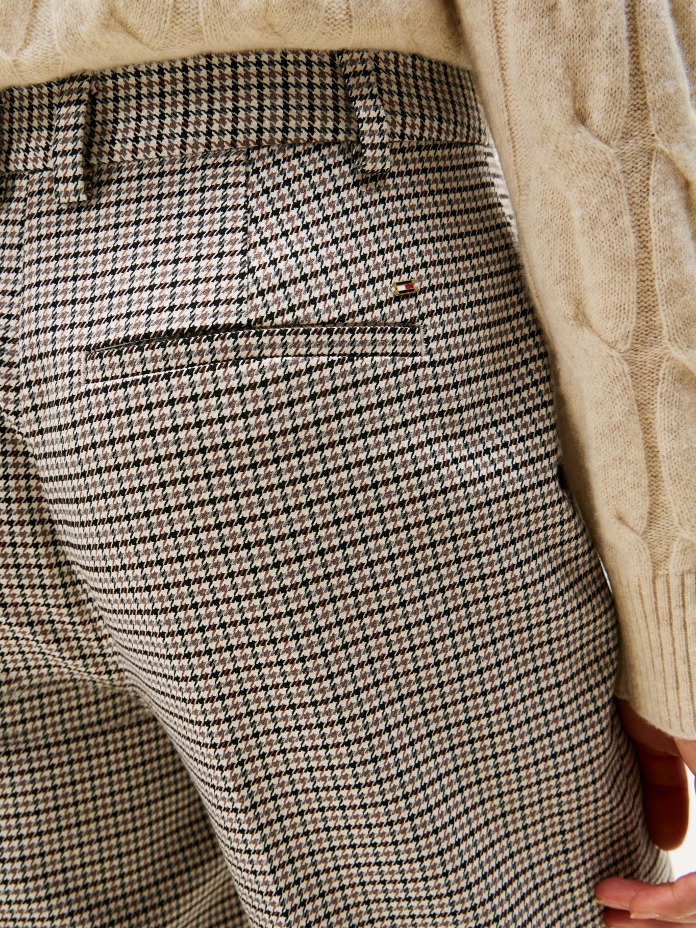 Pantalón Casual Con Estampado Beige Tommy Hilfiger-3