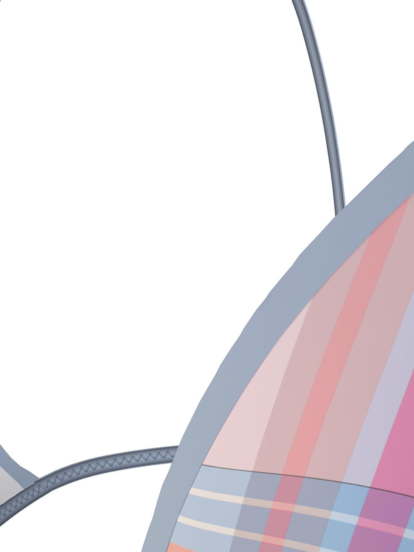 Parte Superior De Bikini Madras Rosado Tommy Hilfiger-4