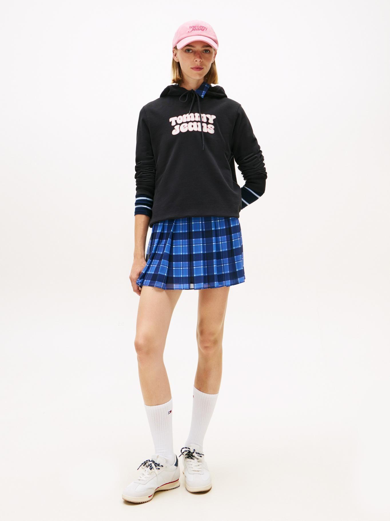 Polerón Hoodie Regular Fit Negro Tommy Jeans-1