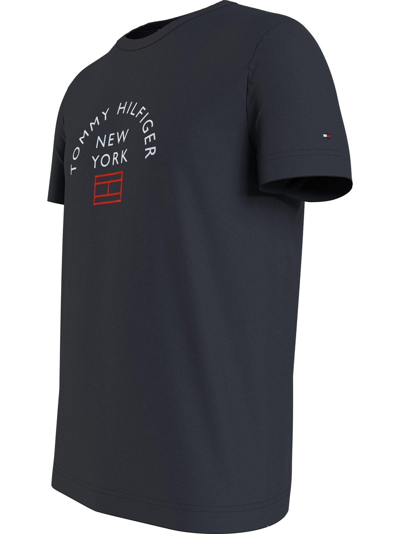Polera Corporate Flag Logo Azul Tommy Hilfiger-2