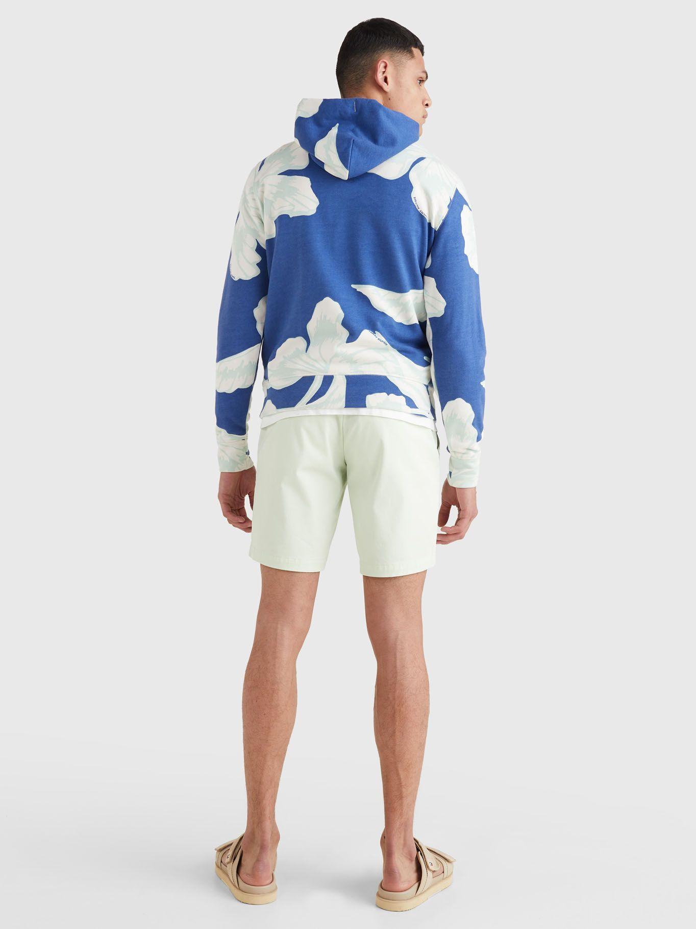 Polerón Hoodie Floral Celeste Tommy Hilfiger JN2-1