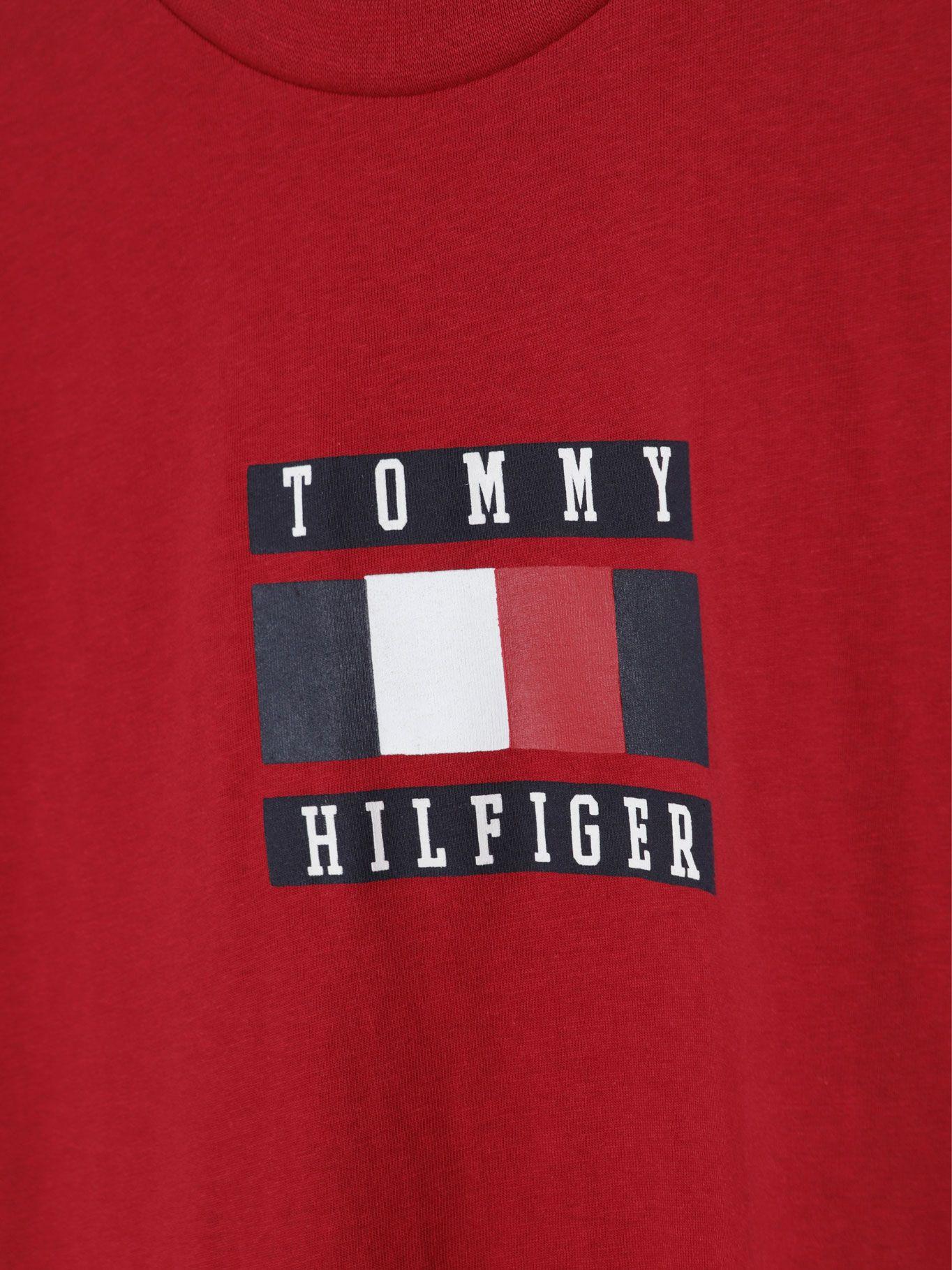 Polera De Niño Global Stripe Block Rojo Tommy Hilfiger-2