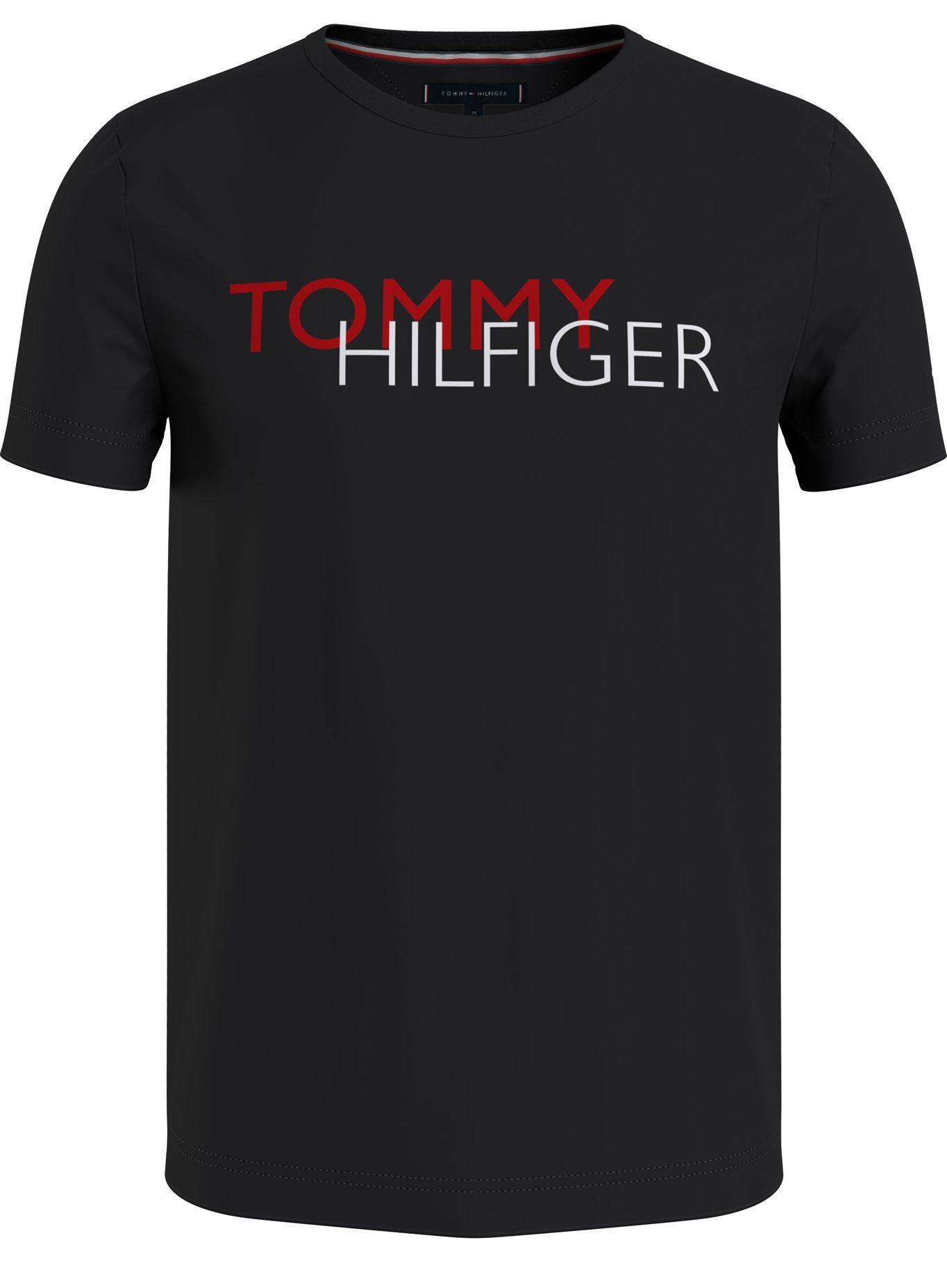 Polera Con Logo Gráfico Negro Tommy Hilfiger-0