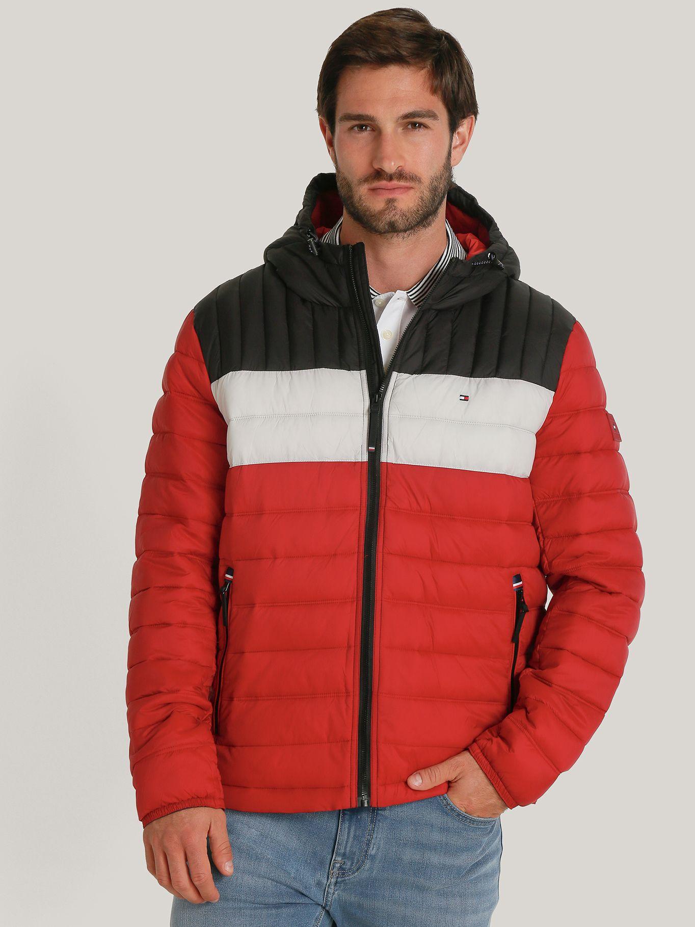 Parka Weight Quilted Colorblock Multicolor Tommy Hilfiger-0