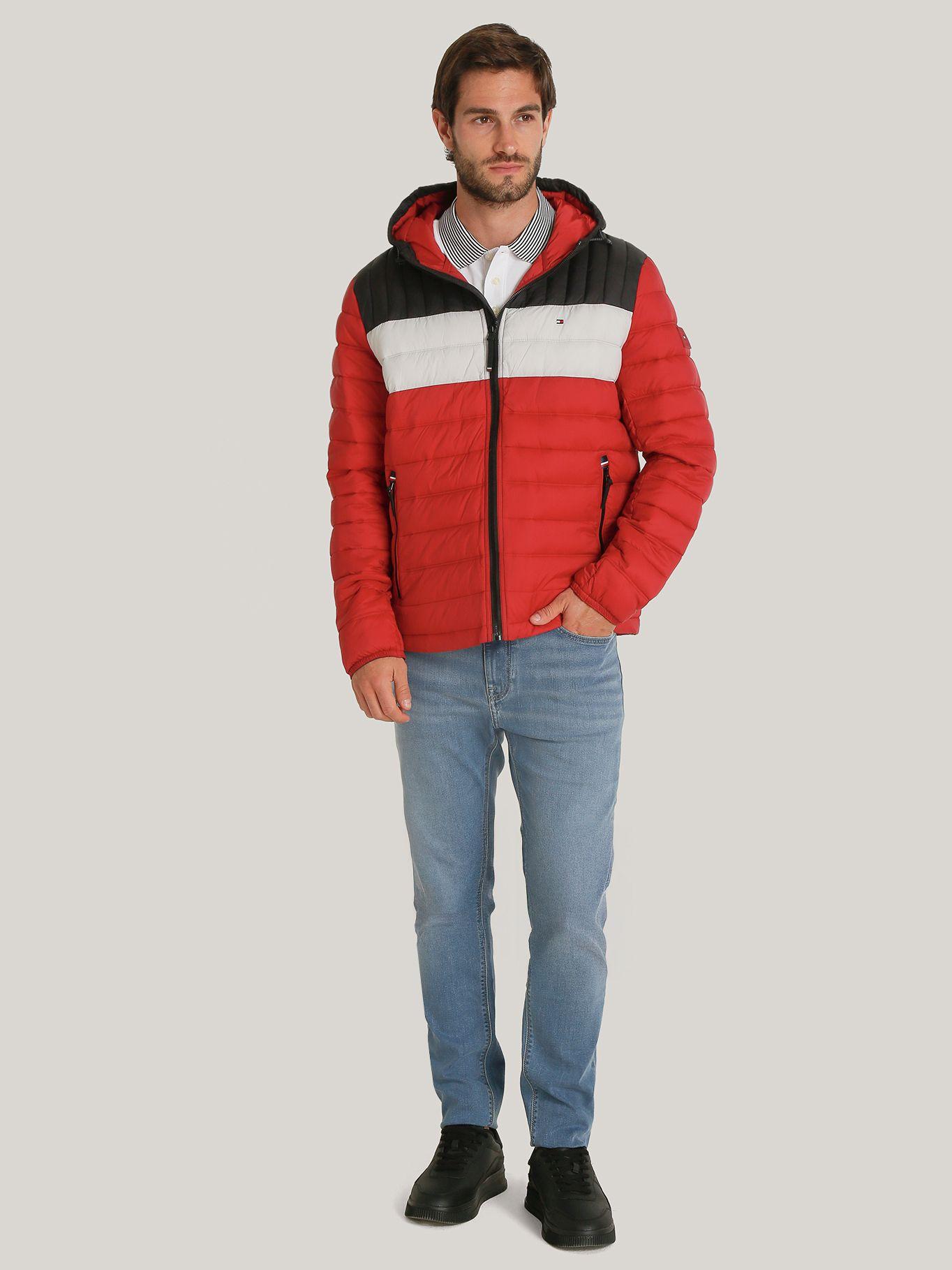 Parka Weight Quilted Colorblock Multicolor Tommy Hilfiger-1