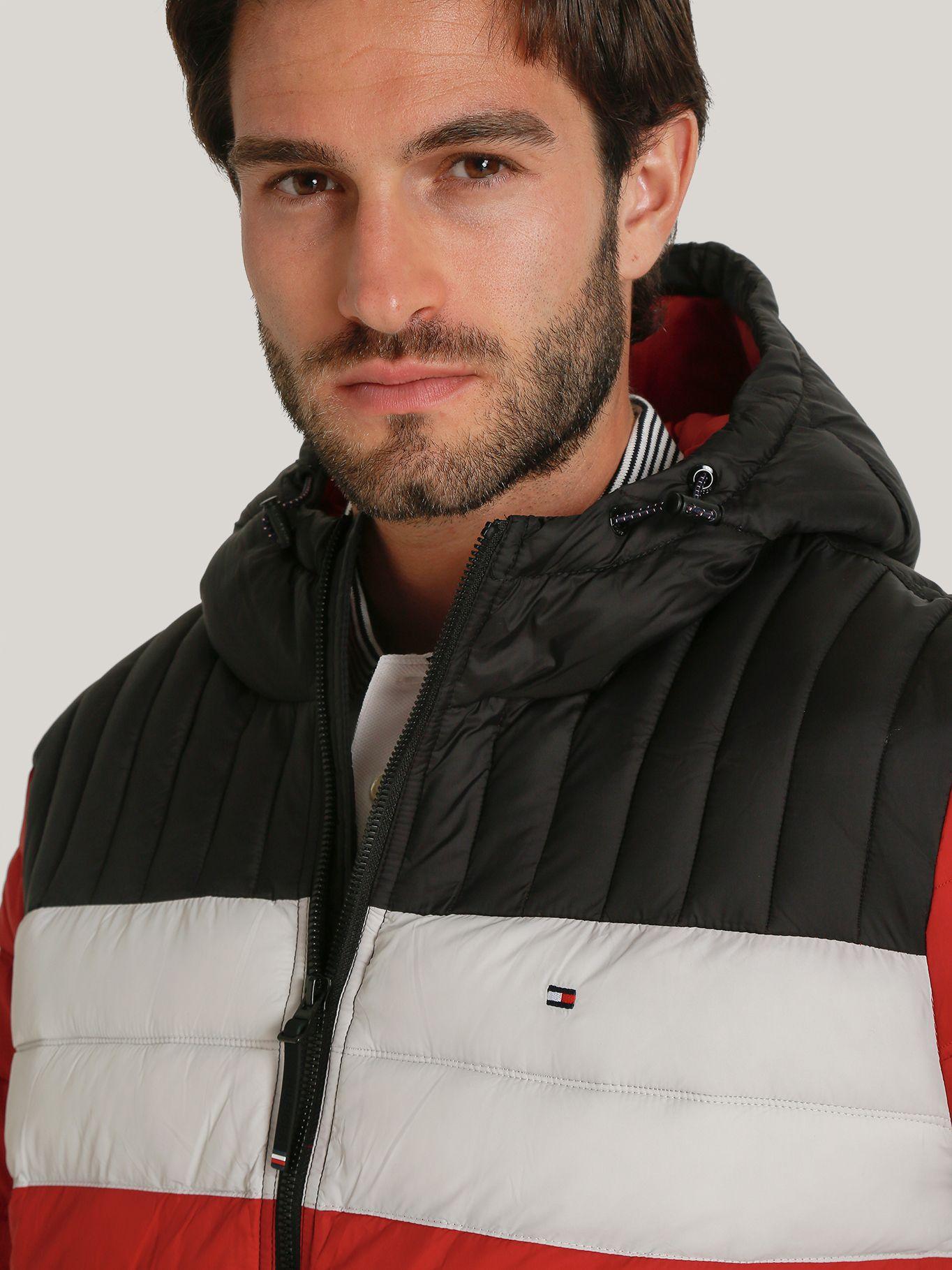 Parka Weight Quilted Colorblock Multicolor Tommy Hilfiger-3