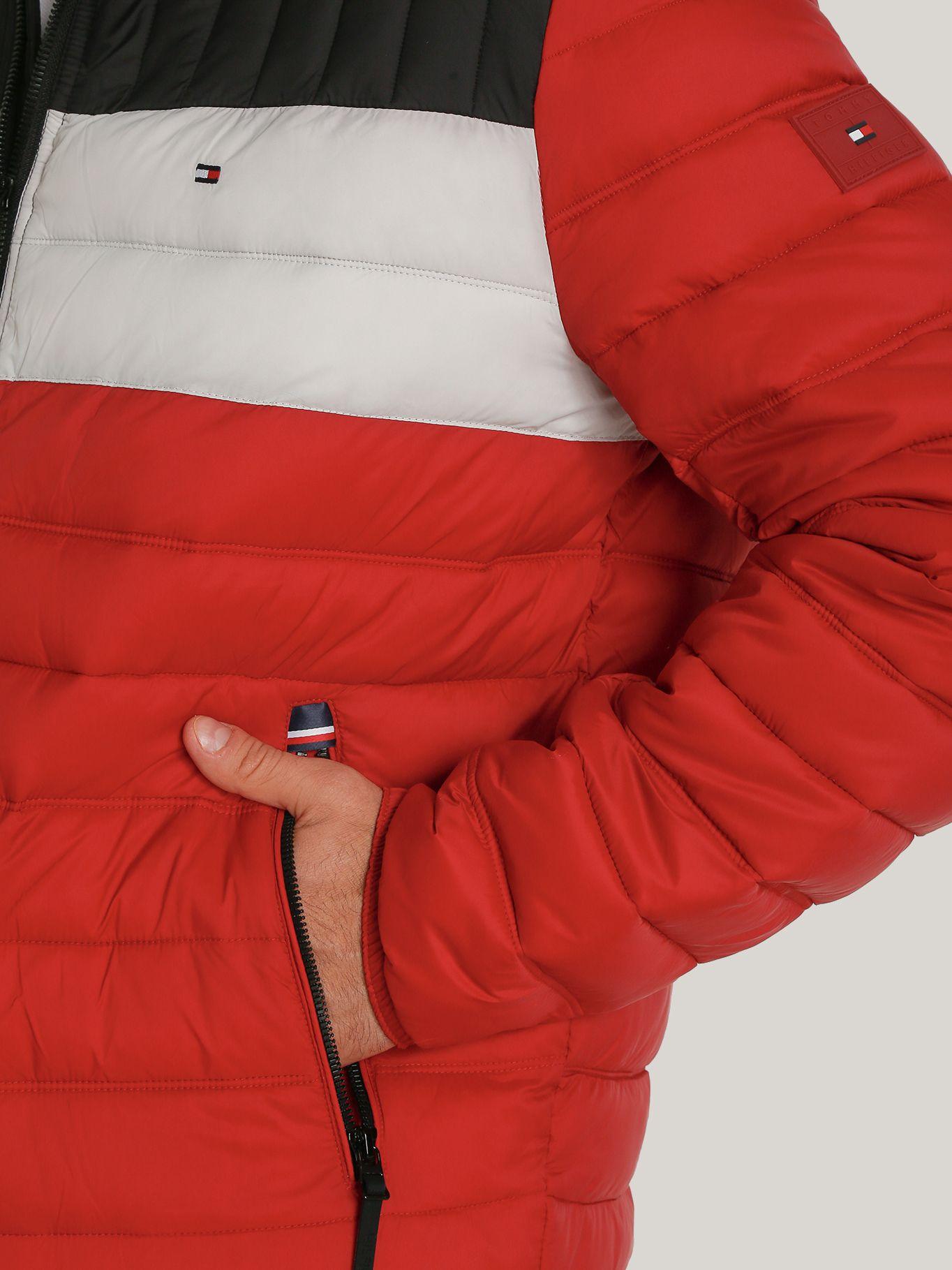 Parka Weight Quilted Colorblock Multicolor Tommy Hilfiger-4