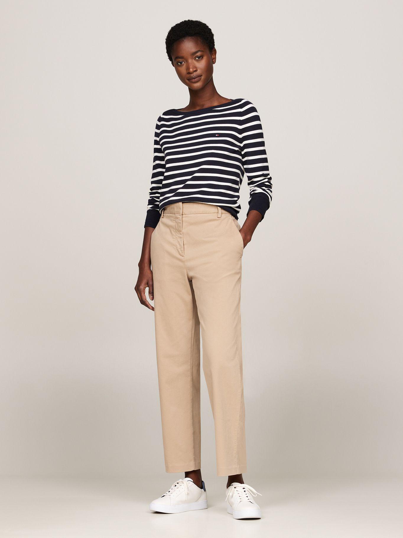 Sweater Con Cuello Estilo Barco Azul Tommy Hilfiger-1