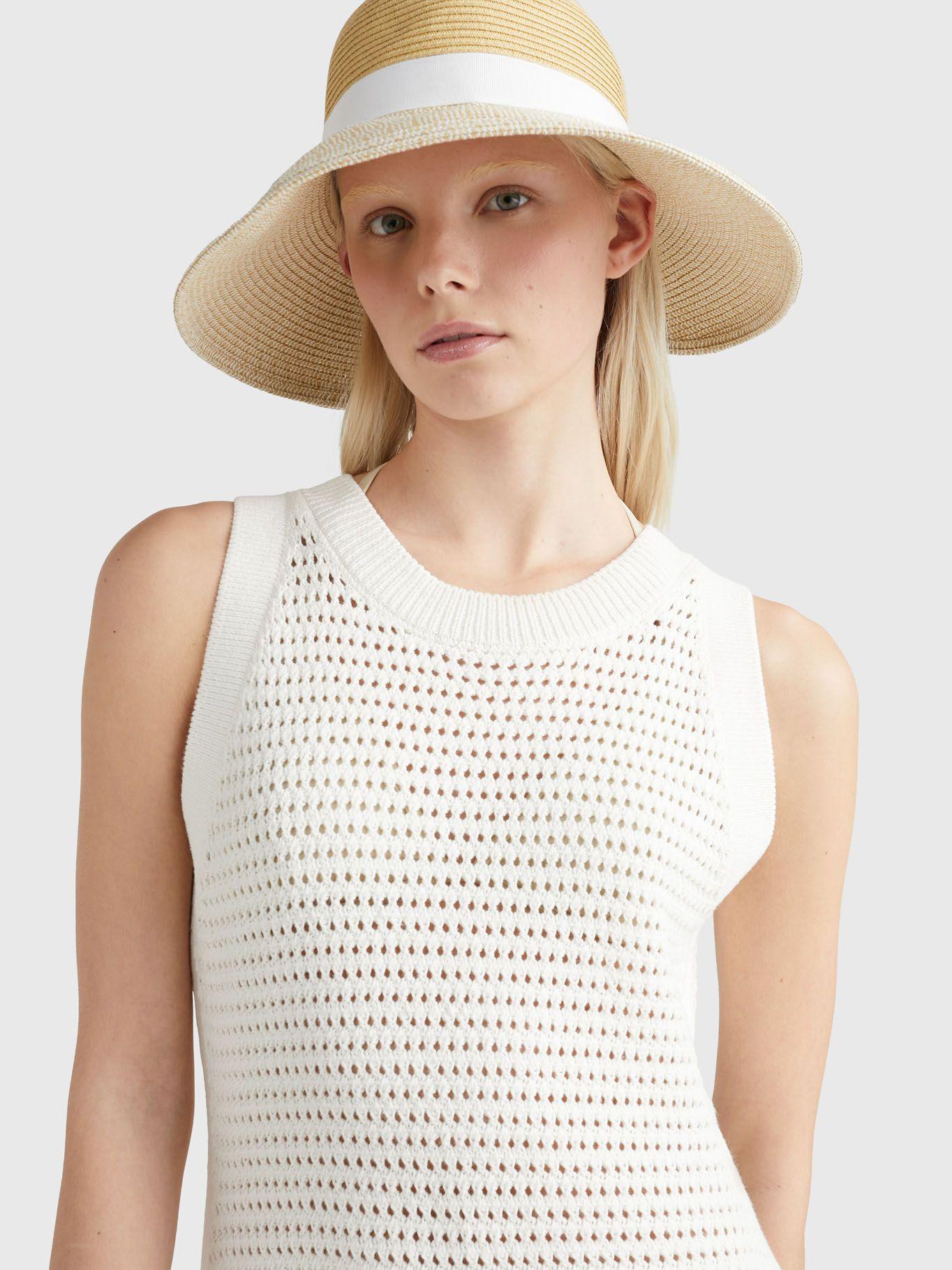 Vestido Midi Tejido Blanco Tommy Hilfiger-2