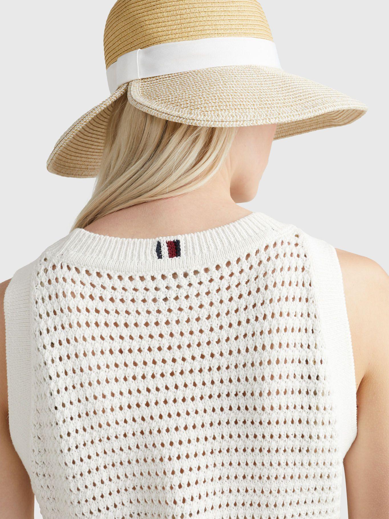 Vestido Midi Tejido Blanco Tommy Hilfiger-3