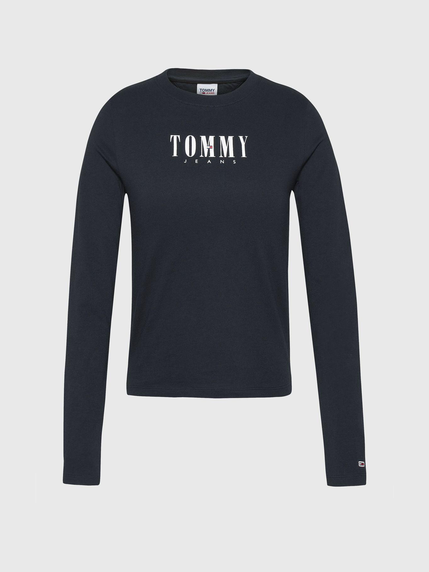 Polera Baby Essential Logo Negro Tommy Hilfiger-4
