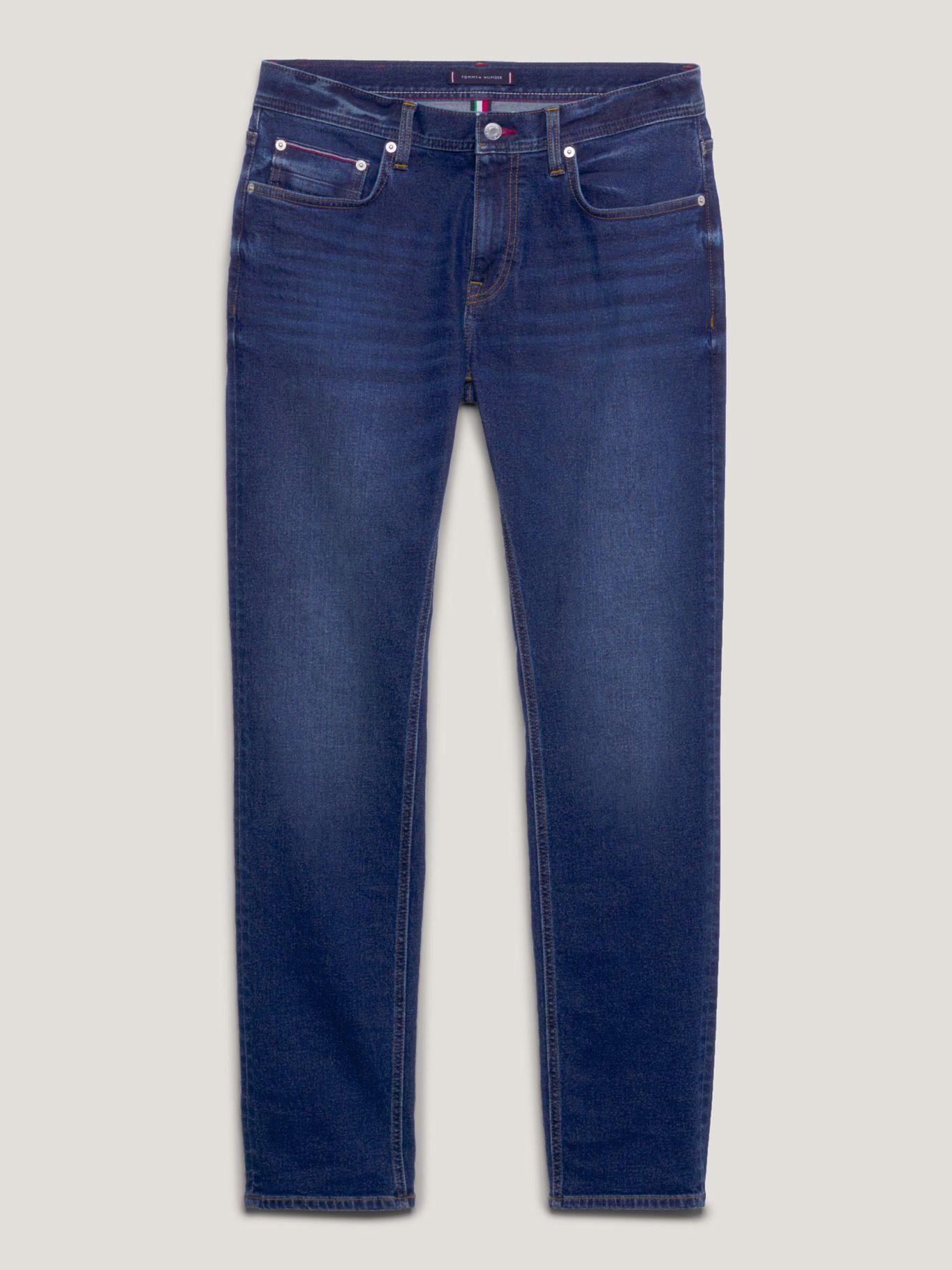 Jeans Denton Con Efecto Desteñido Azul Tommy Hilfiger-4