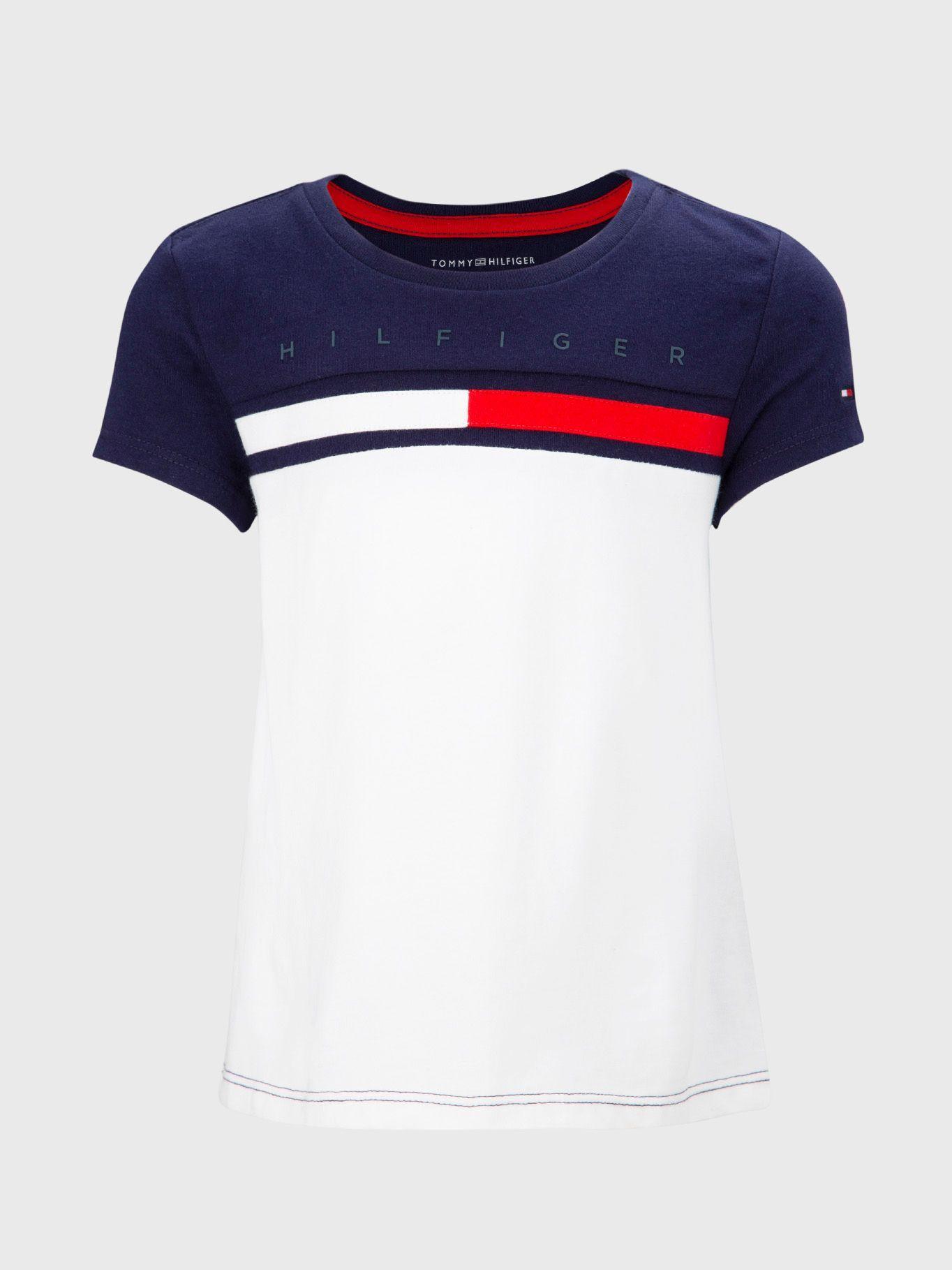 Polera Gina Fashion Con Logo Blanco Tommy Hilfiger-0