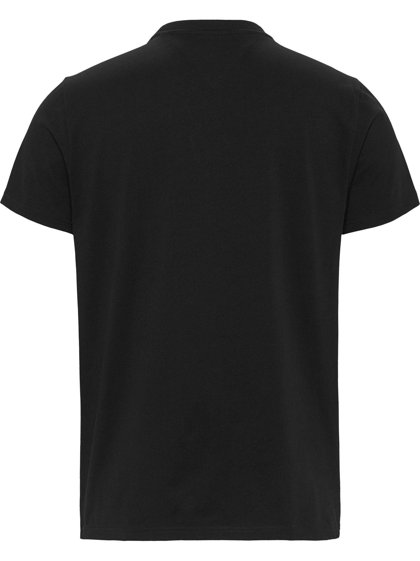 Polera Metallic Logo Slim Fit Negro Tommy Hilfiger-1