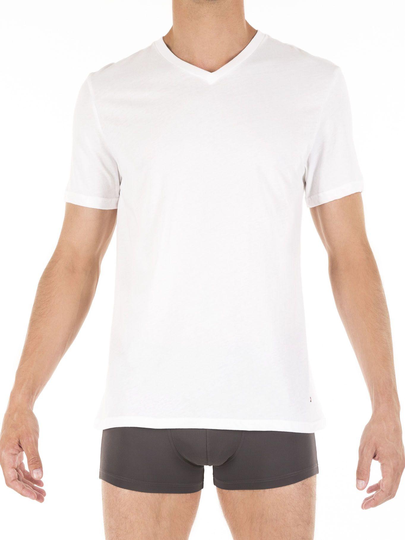 Pack 3 Camisetas VNeck Blanco Tommy Hilfiger-1