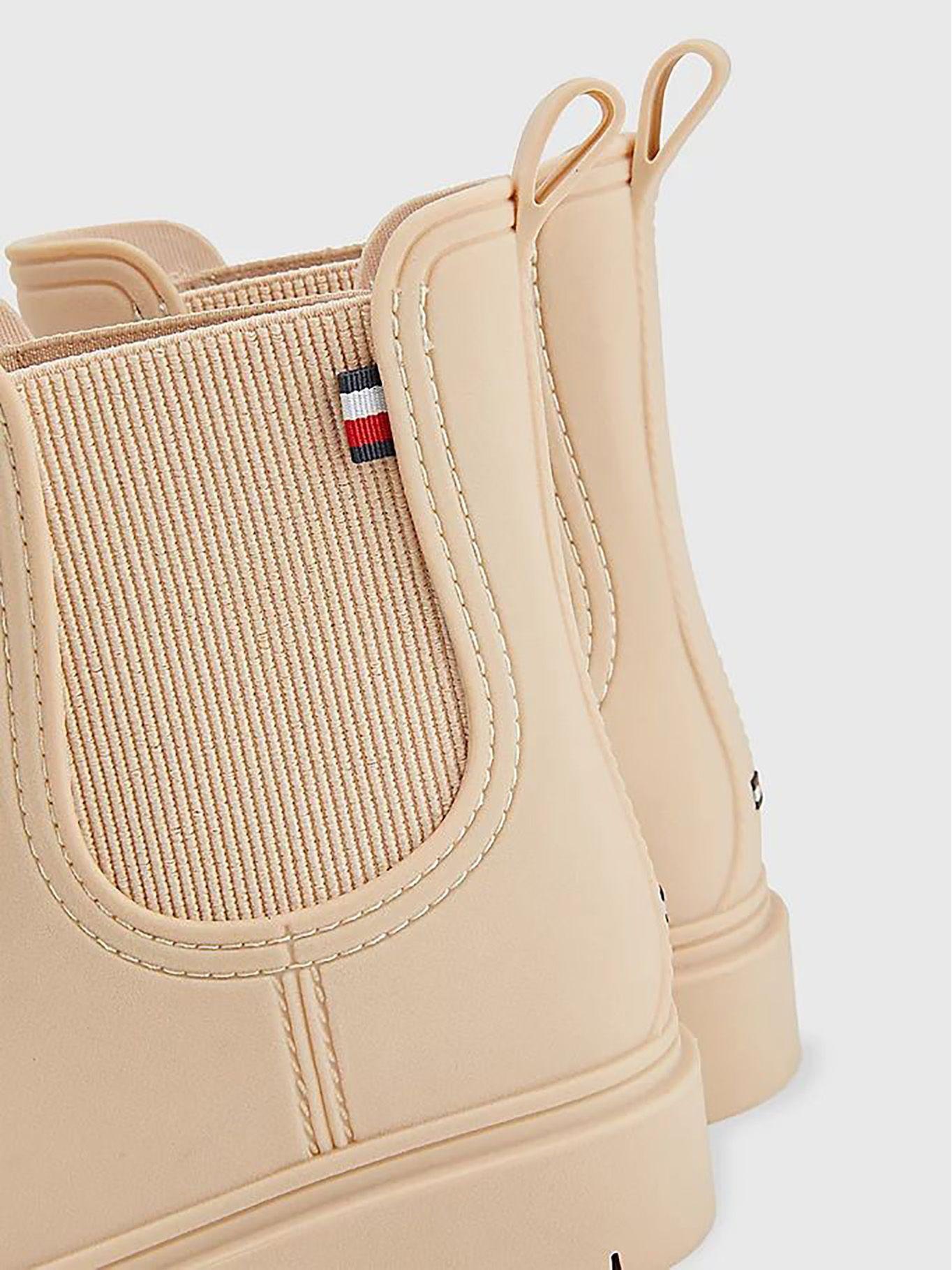 Botas De Lluvia Chelsea Rosado Tommy Hilfiger-2