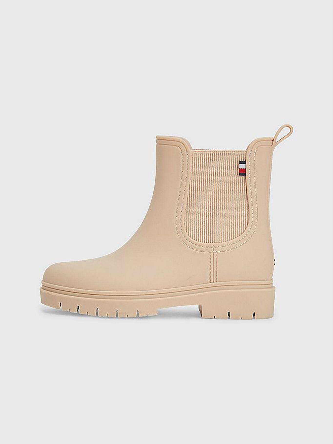 Botas De Lluvia Chelsea Rosado Tommy Hilfiger-4