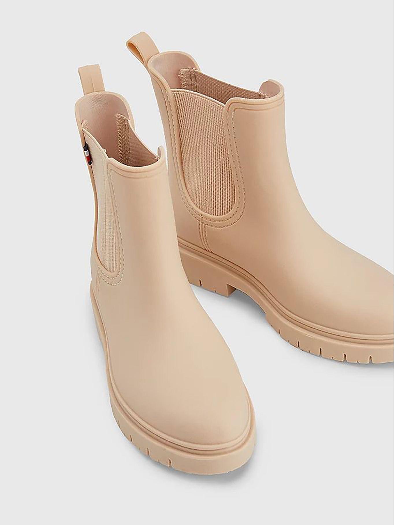 Botas De Lluvia Chelsea Rosado Tommy Hilfiger-3