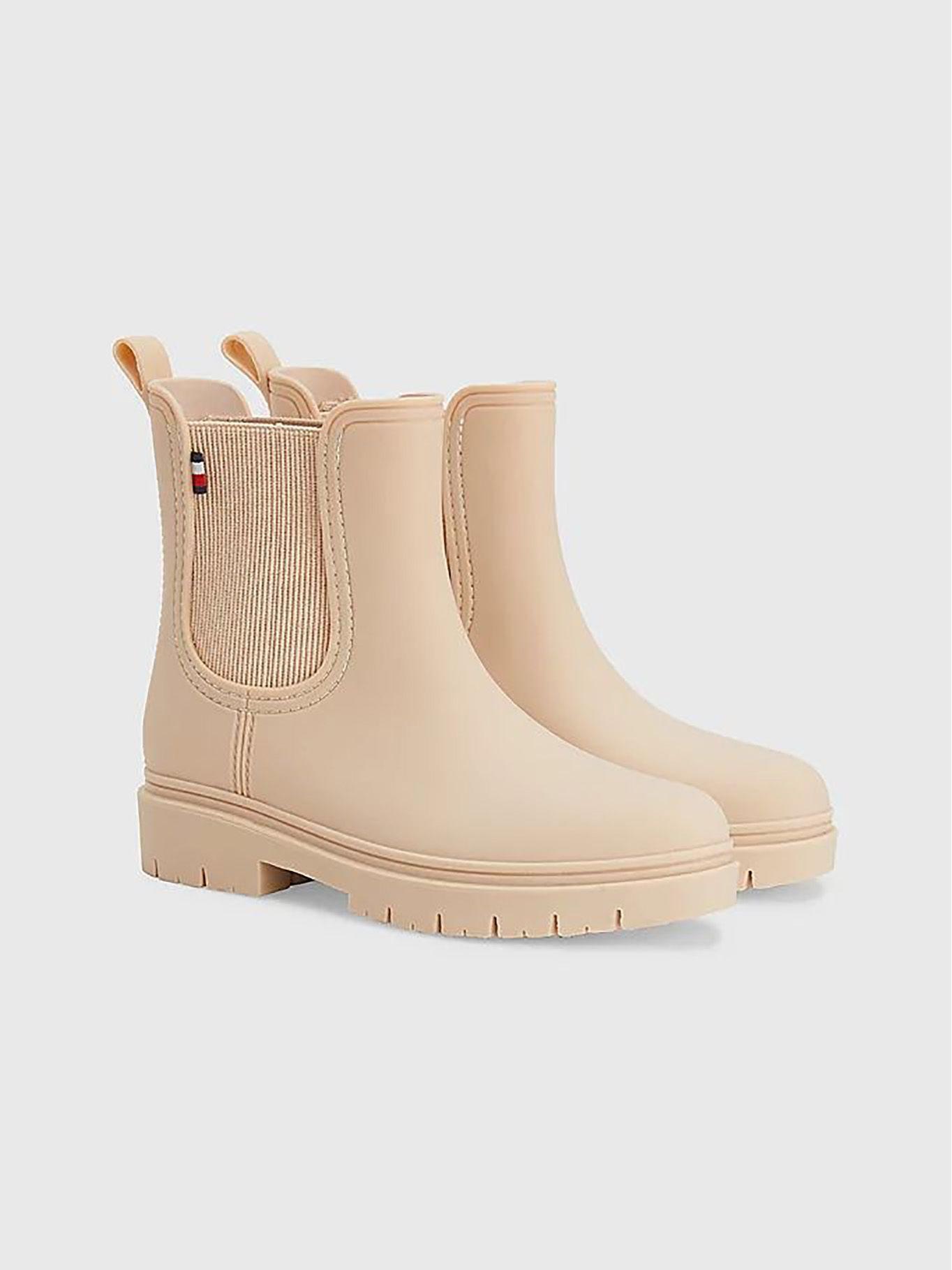 Botas De Lluvia Chelsea Rosado Tommy Hilfiger-0