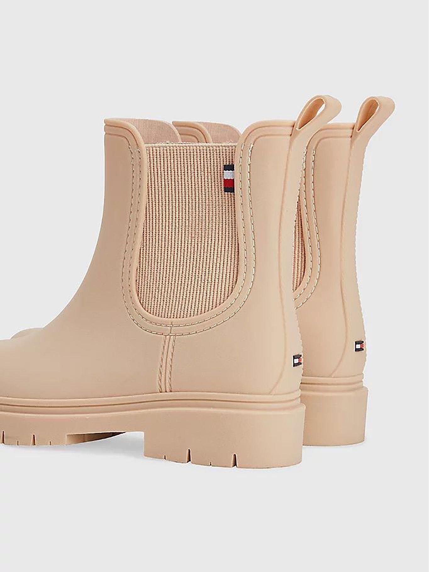 Botas De Lluvia Chelsea Rosado Tommy Hilfiger-1