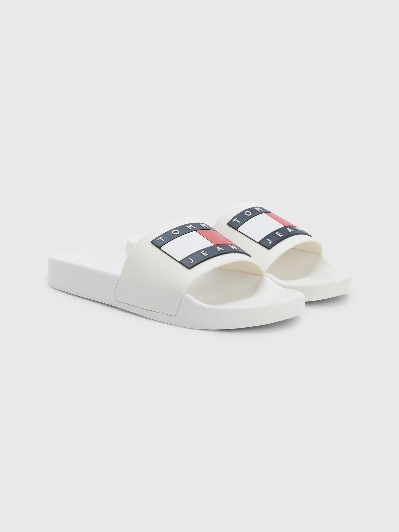 Sandalias Acolchadas Big Logo Blanco Tommy Hilfiger-0