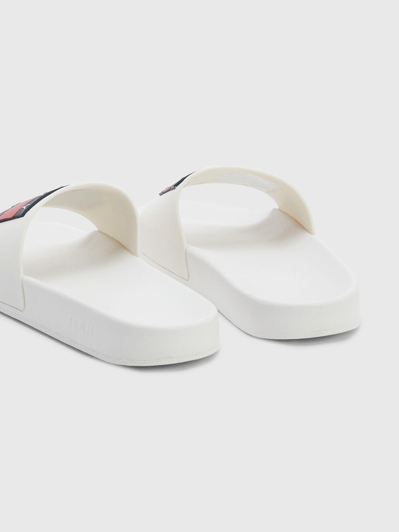 Sandalias Acolchadas Big Logo Blanco Tommy Hilfiger-1