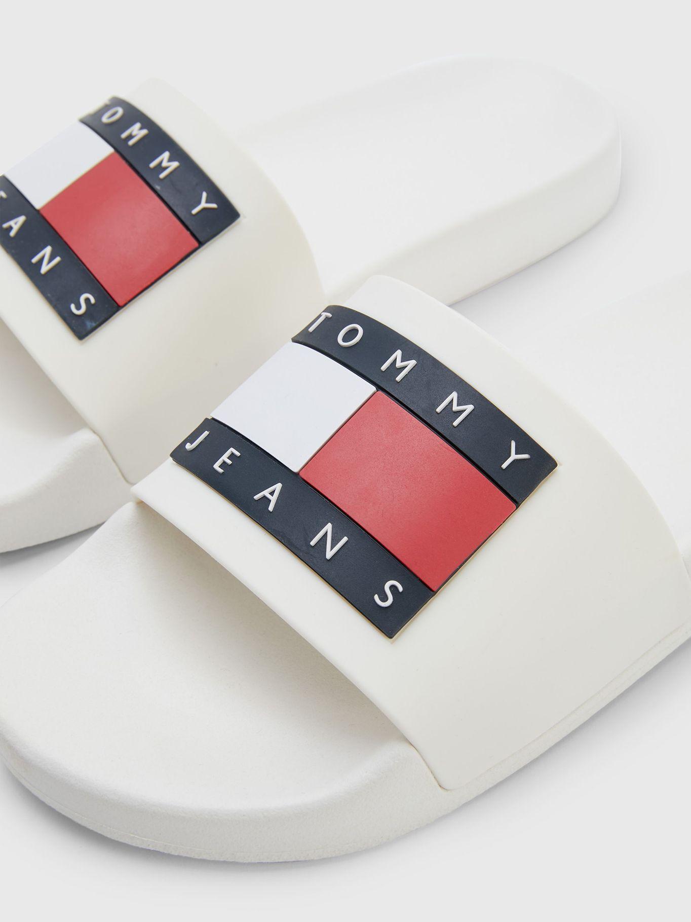 Sandalias Acolchadas Big Logo Blanco Tommy Hilfiger-2