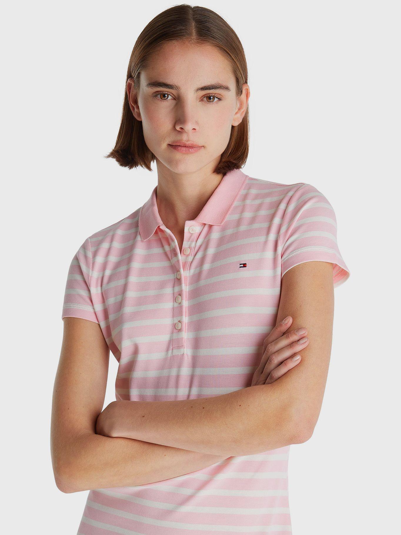 Vestido Polo Slim Fit Rosado Tommy Hilfiger-3