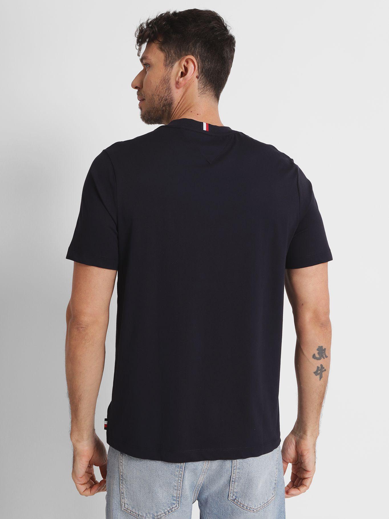 Polera Logo Arched Azul Tommy Hilfiger-1