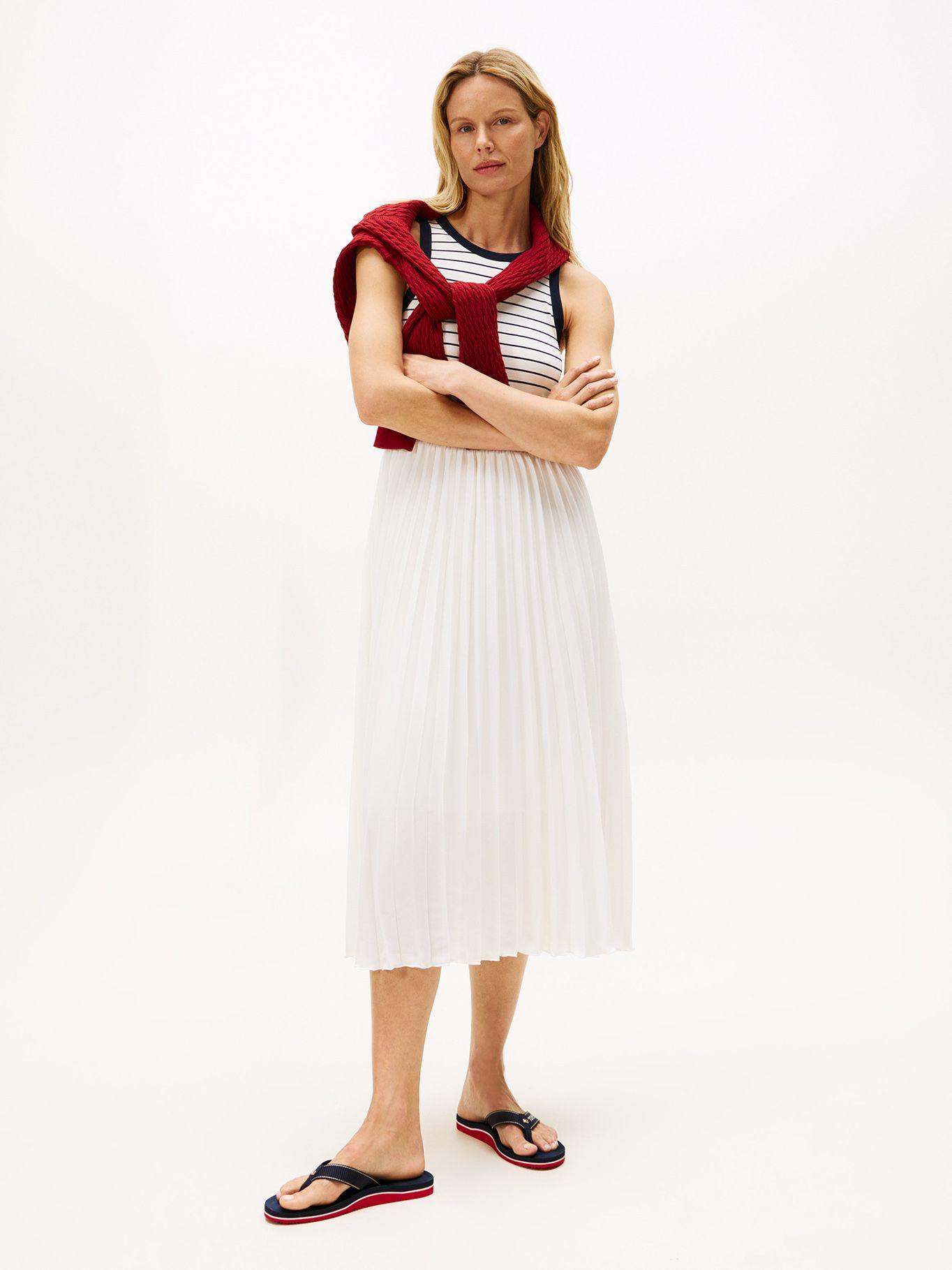 Sandalias Con Logo En Jacquard Azul Tommy Hilfiger-1