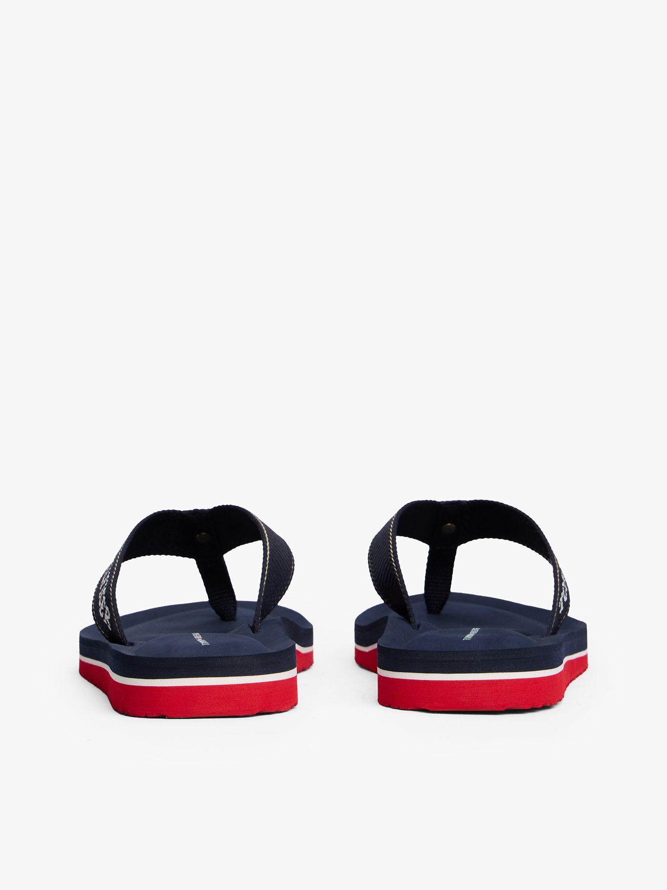 Sandalias Con Logo En Jacquard Azul Tommy Hilfiger-2