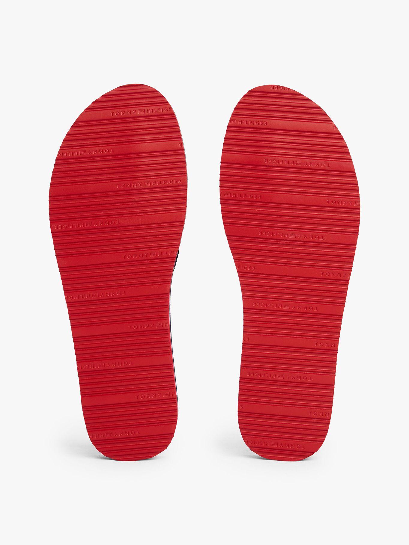 Sandalias Con Logo En Jacquard Azul Tommy Hilfiger-4