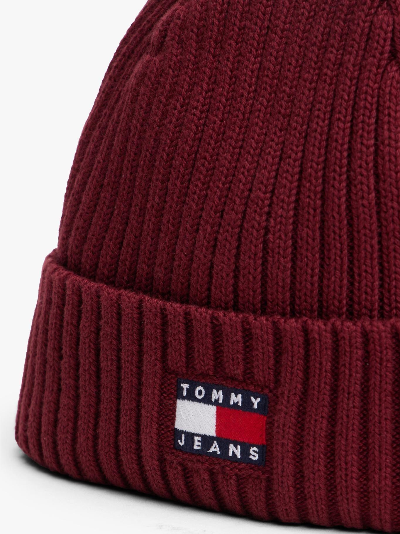 Gorro Heritage De Punto Canal Con Logo Rojo Tommy Jeans-3
