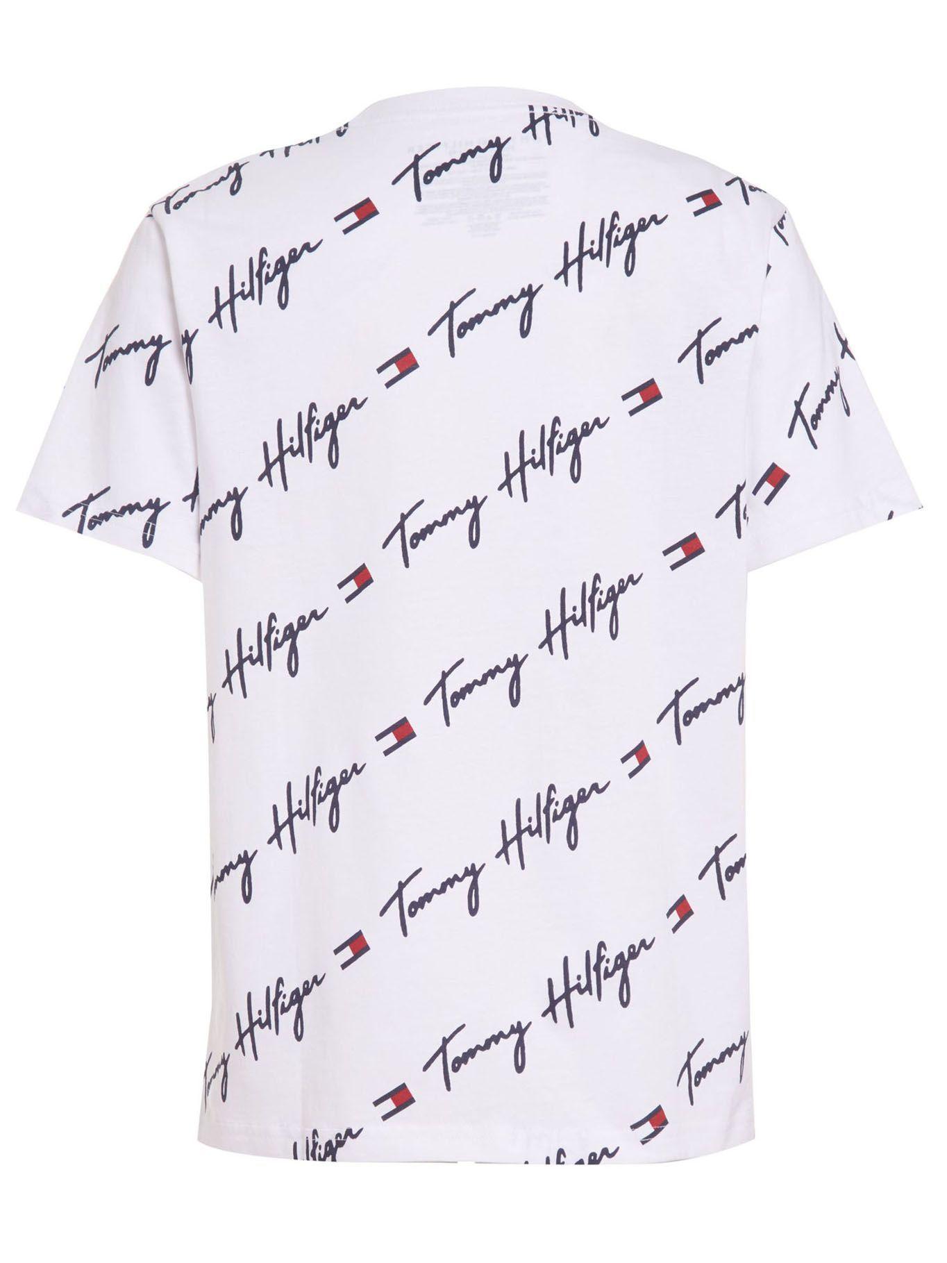 Polera Repeat Logo Blanco Tommy Hilfiger-1