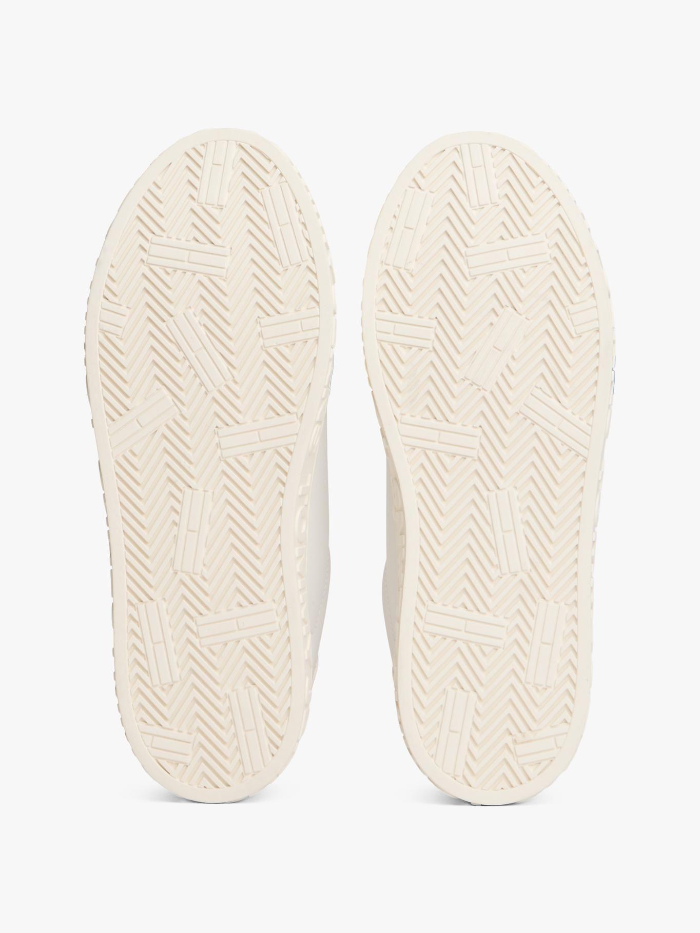 Zapatilla De Cuero New Logo Blanco Tommy Jeans-3