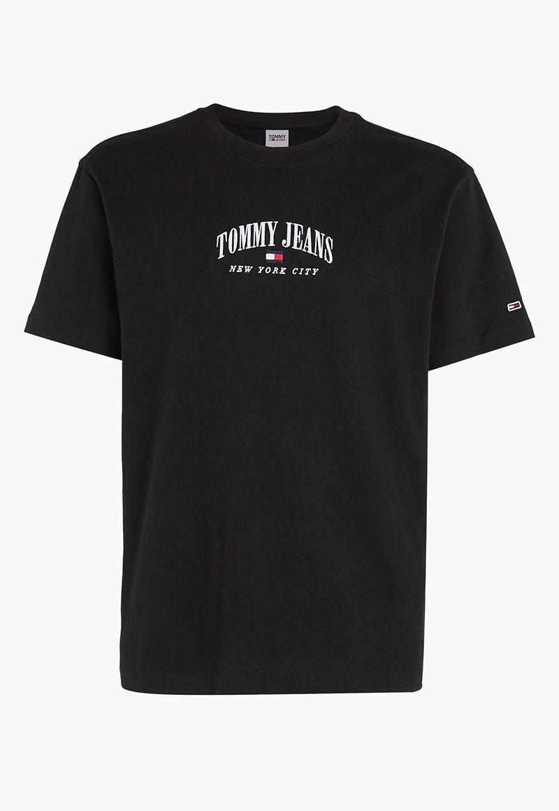Polera Classic Varsity Negro Tommy Jeans-4