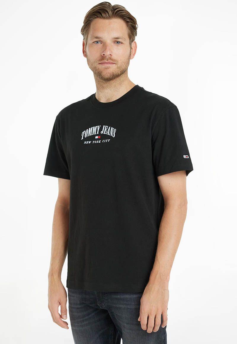 Polera Classic Varsity Negro Tommy Jeans-0