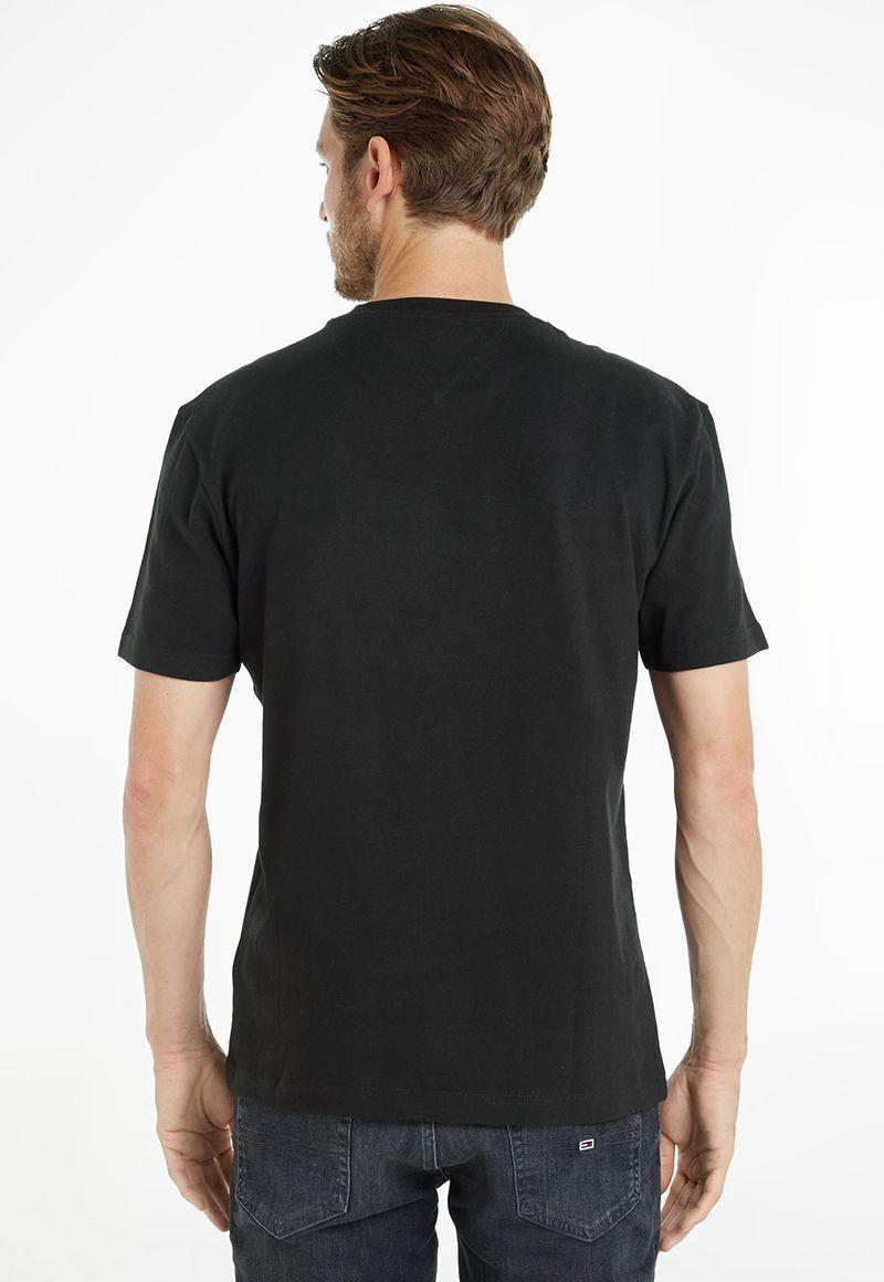 Polera Classic Varsity Negro Tommy Jeans-1