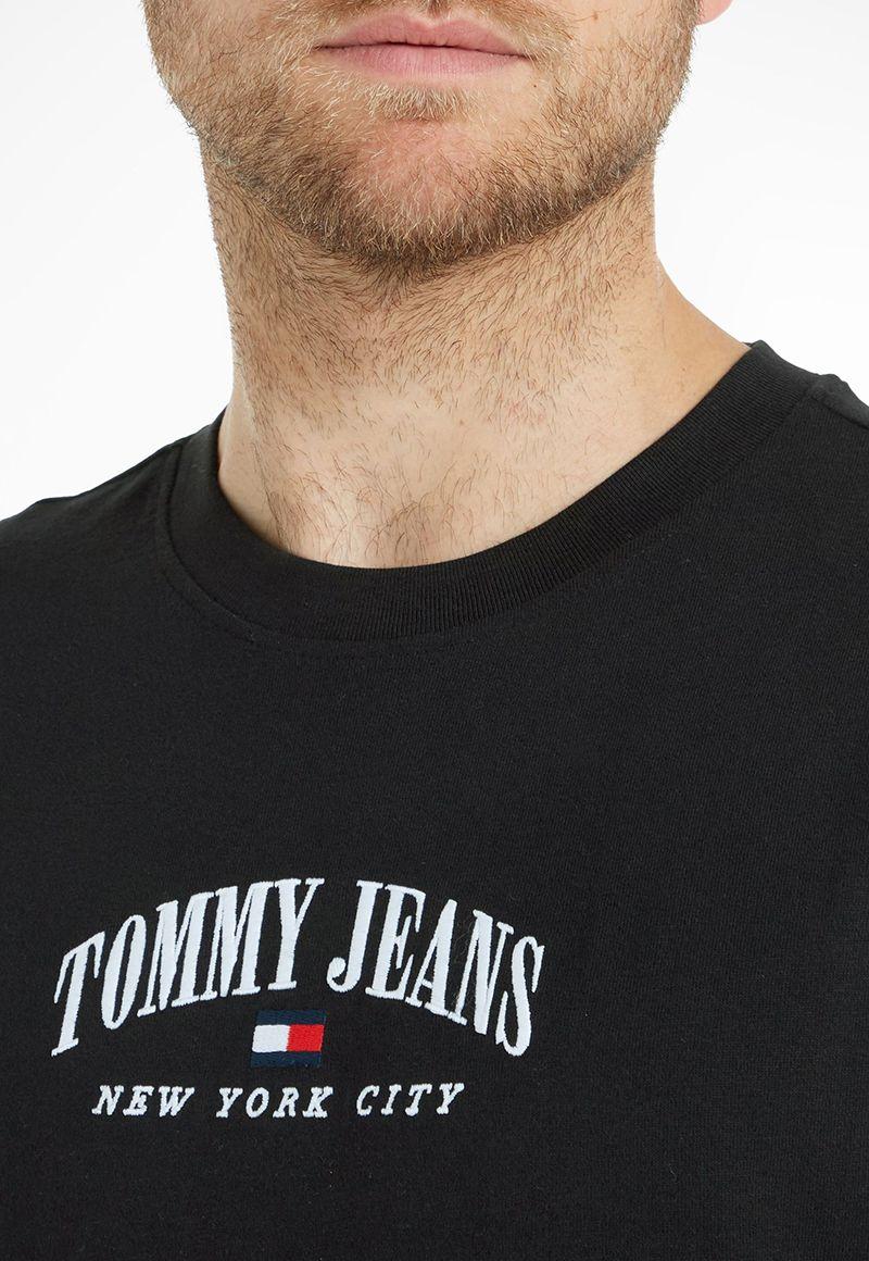 Polera Classic Varsity Negro Tommy Jeans-2