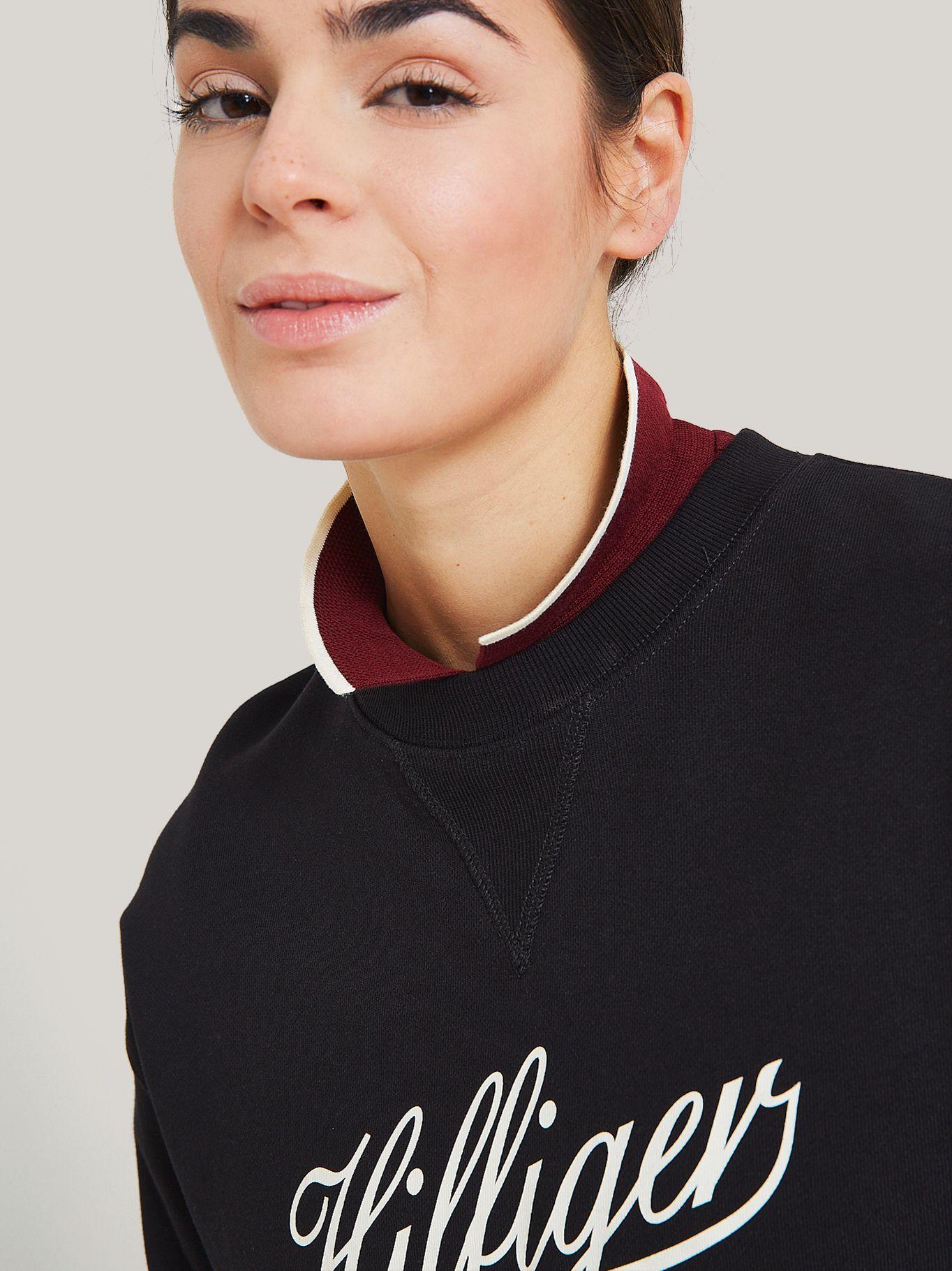 POLERÓN TERRY LOGO NEGRO TOMMY HILFIGER-3