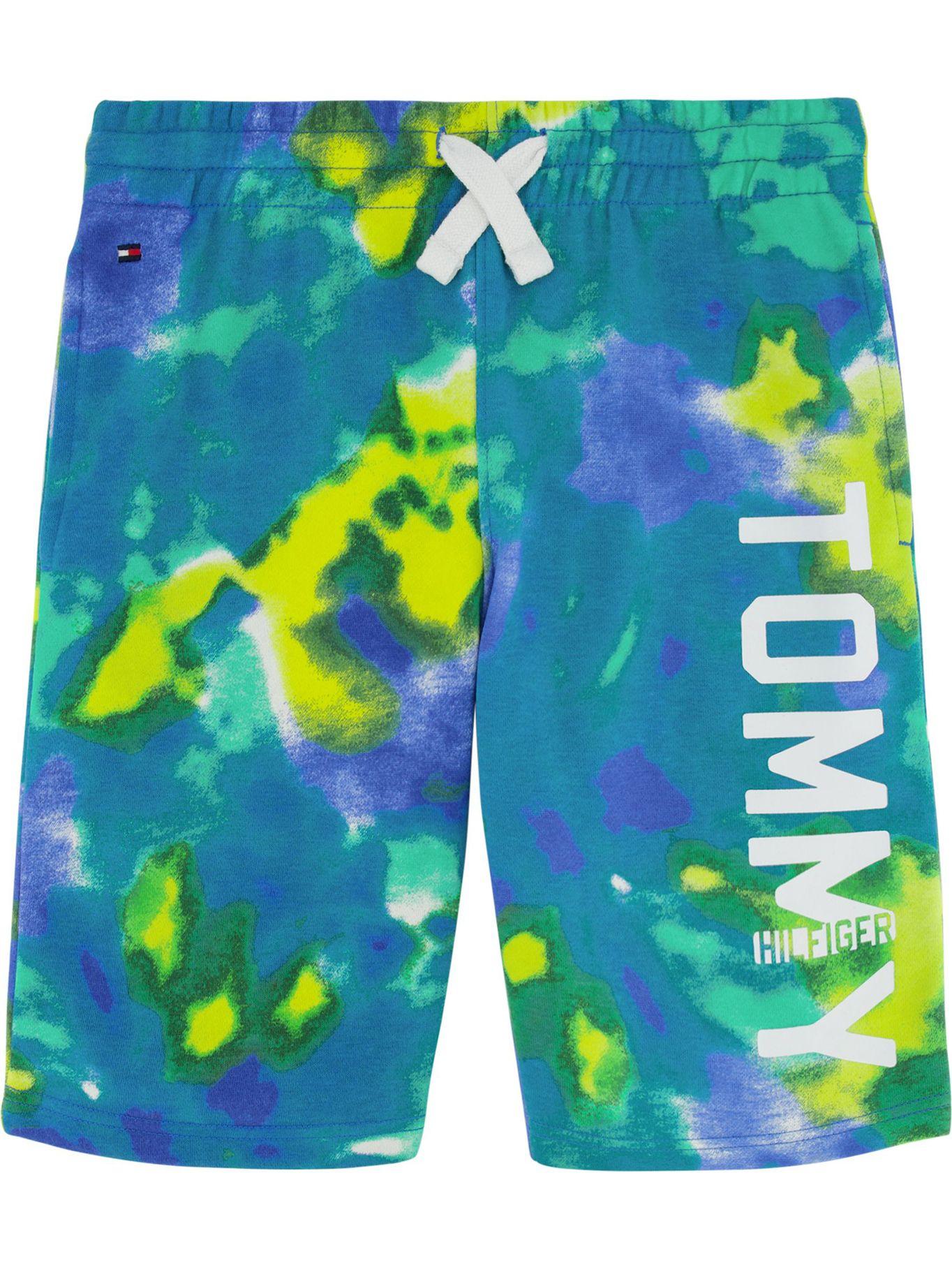 Short Tie Dye De Algodón Azul Tommy Hilfiger-0