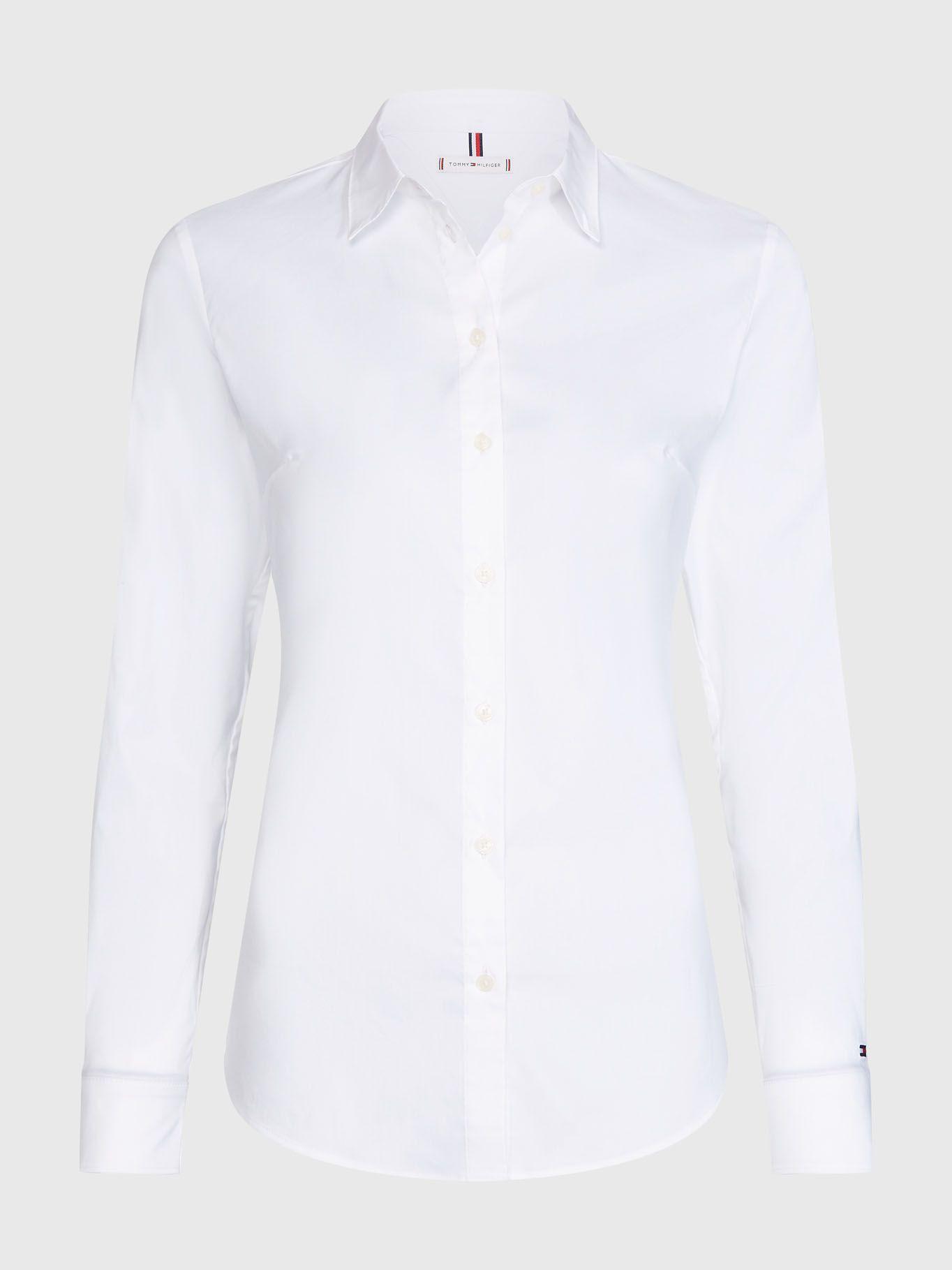 Camisa Heritage Slim Fit Blanco 100 Tommy Hilfiger-4