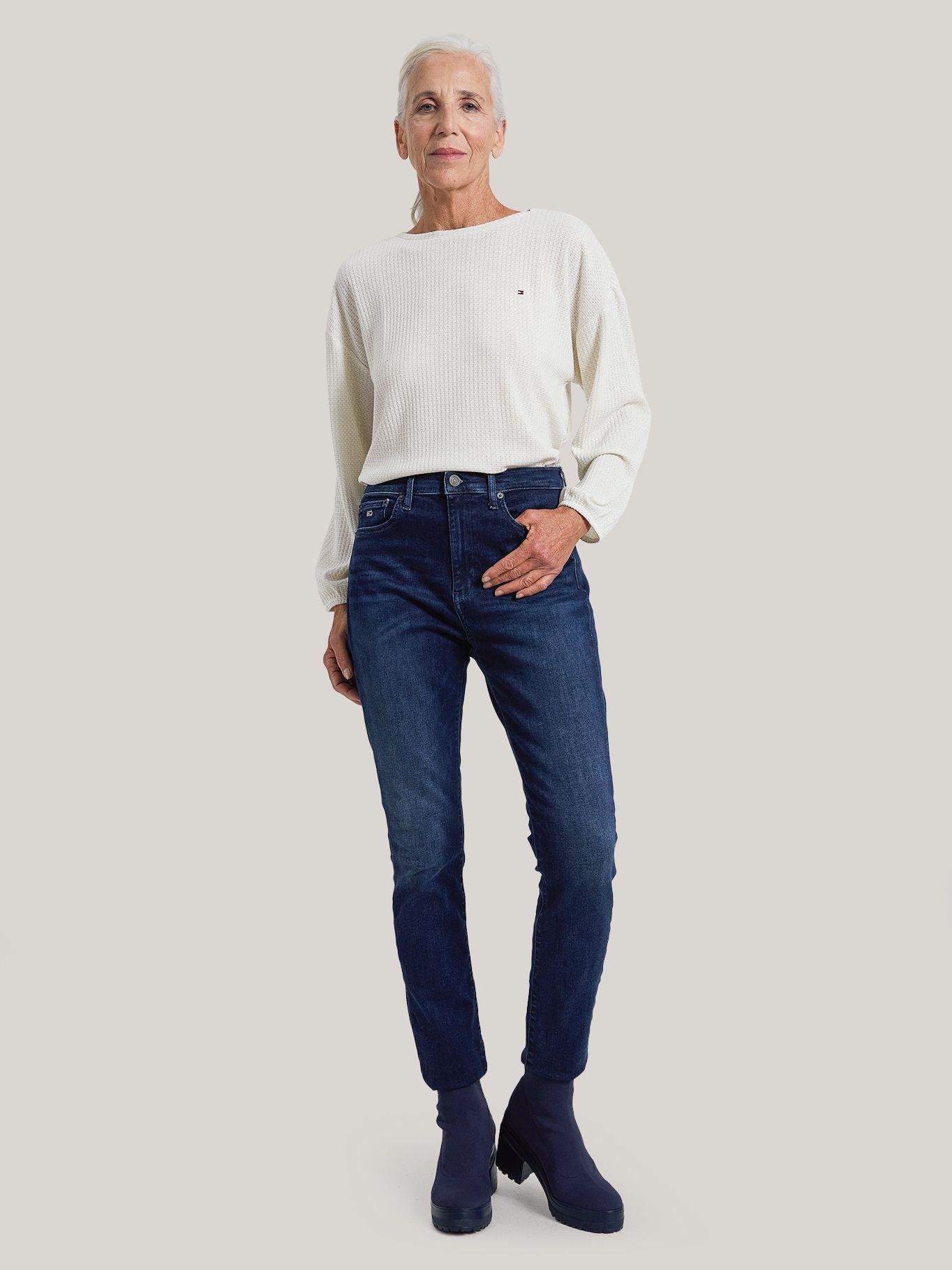JEANS SYLVIA SKINNY TALLE ALTO AZUL TOMMY JEANS-0