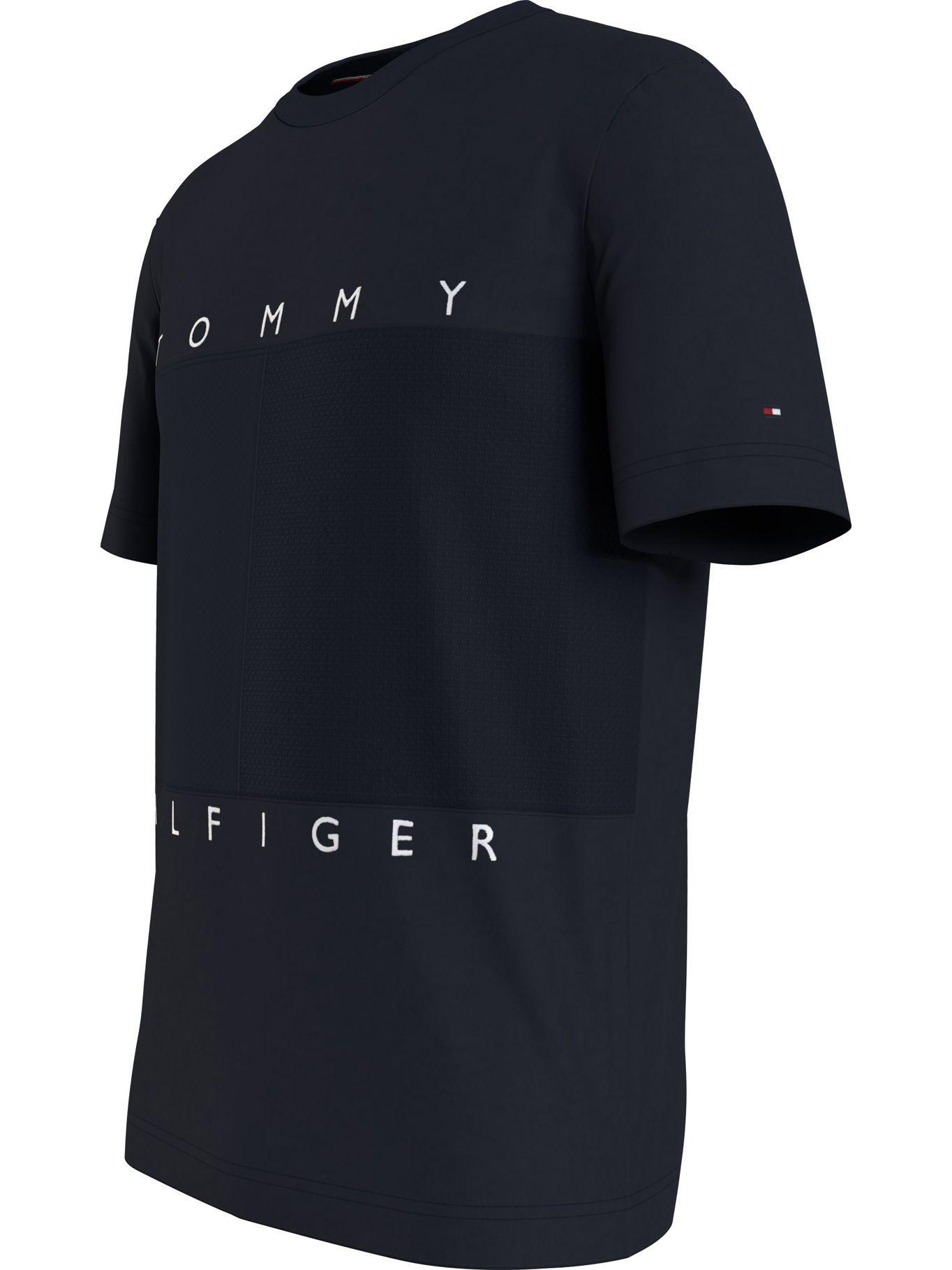 Polera De Algodón Mono Flag Logo Azul Tommy Hilfiger-2