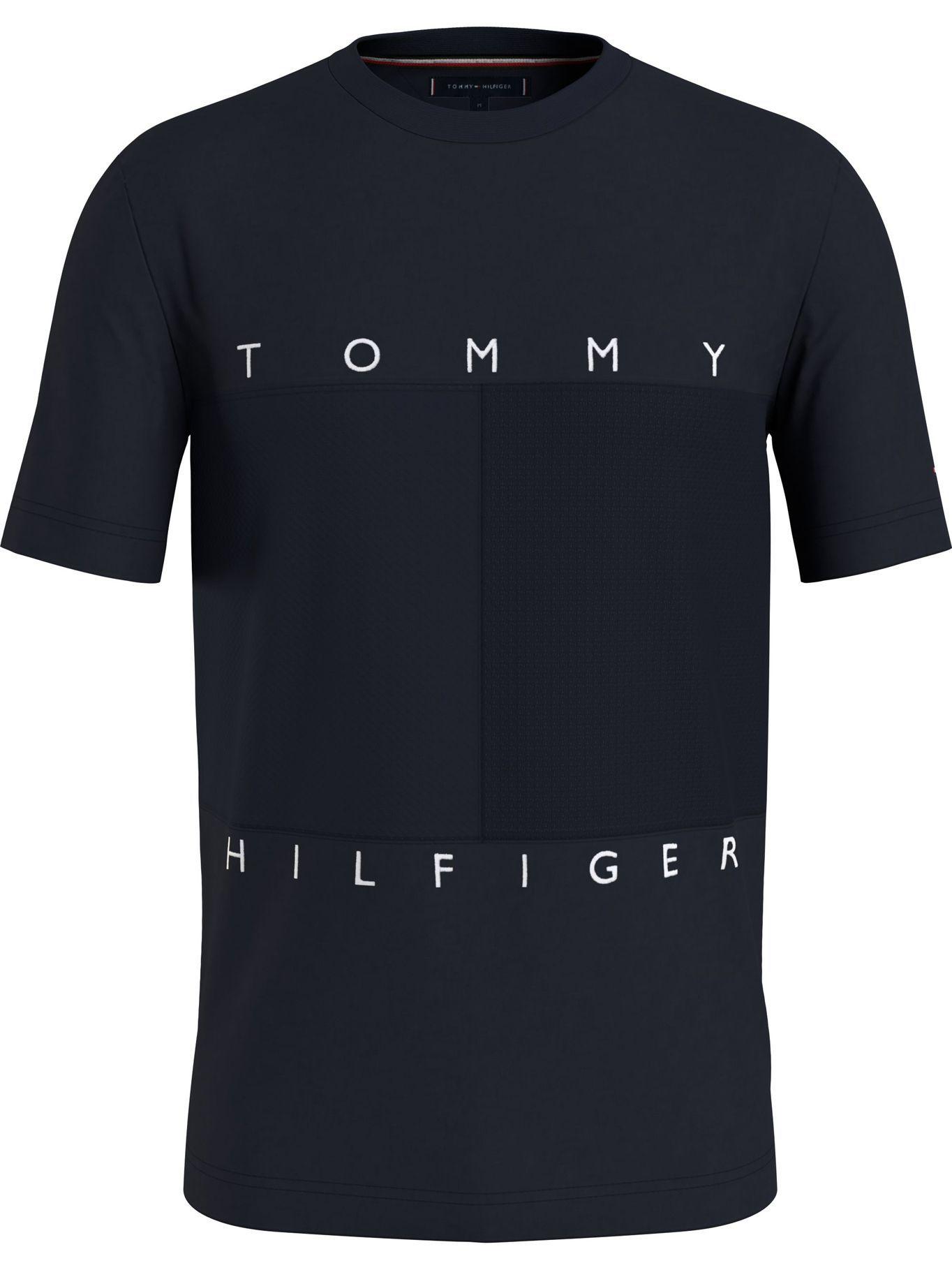 Polera De Algodón Mono Flag Logo Azul Tommy Hilfiger-0