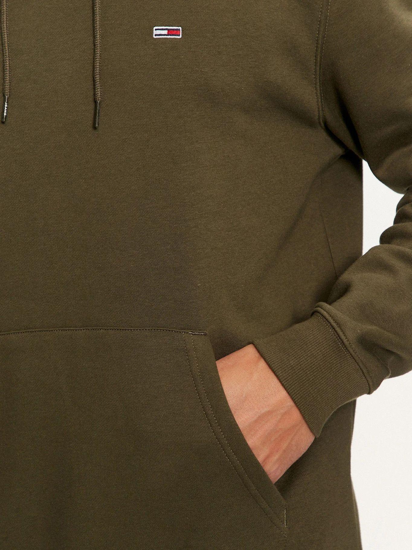 Polerón Hoodie Solid Con Logo Verde Tommy Jeans-4