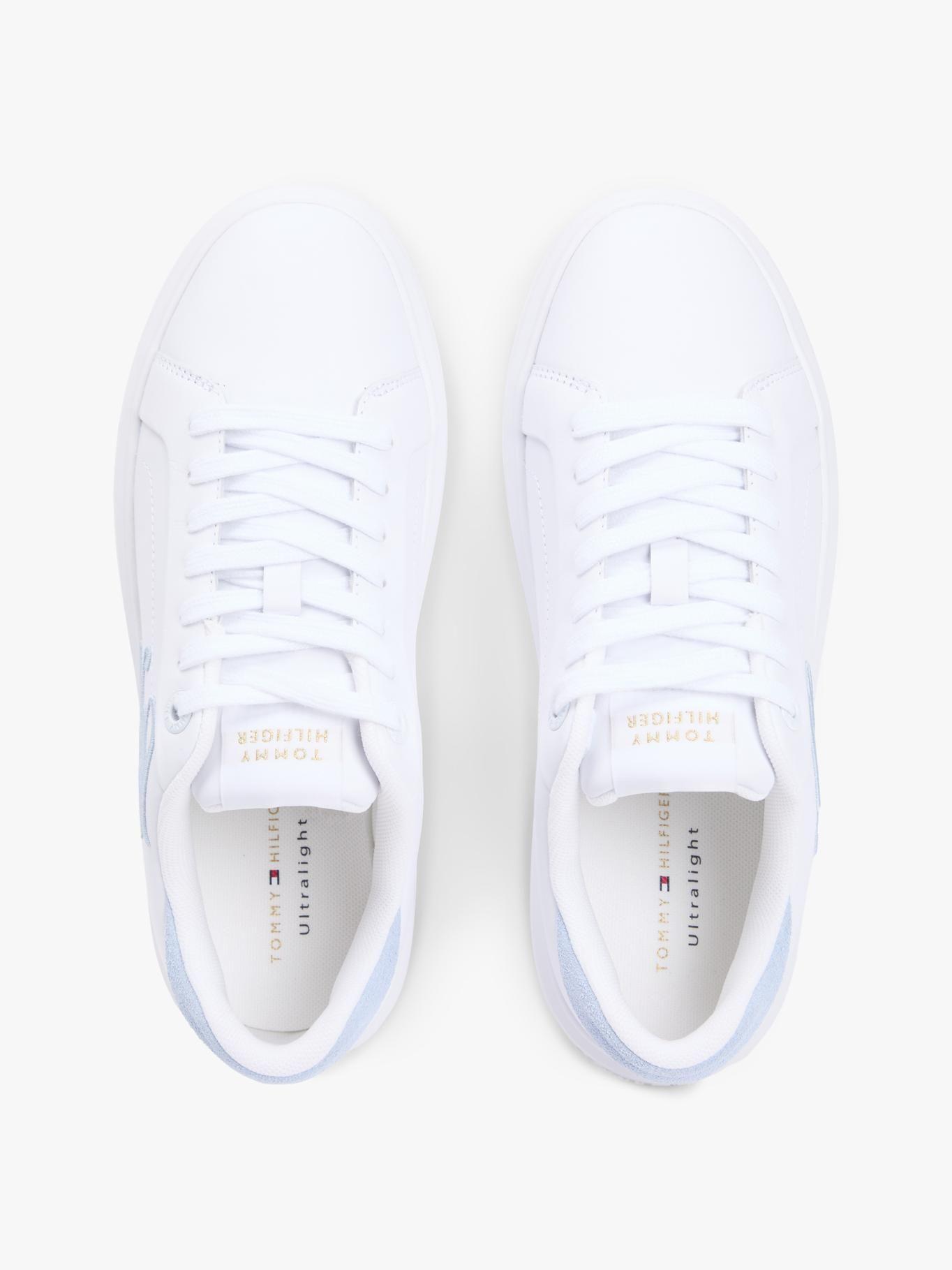 Zapatillas De Cuero Con Logo Bordado-2