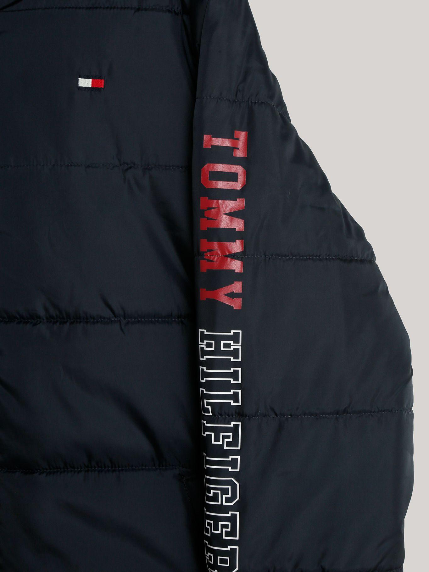 Th Sleeve Logo Puffer Azul Tommy Hilfiger-3