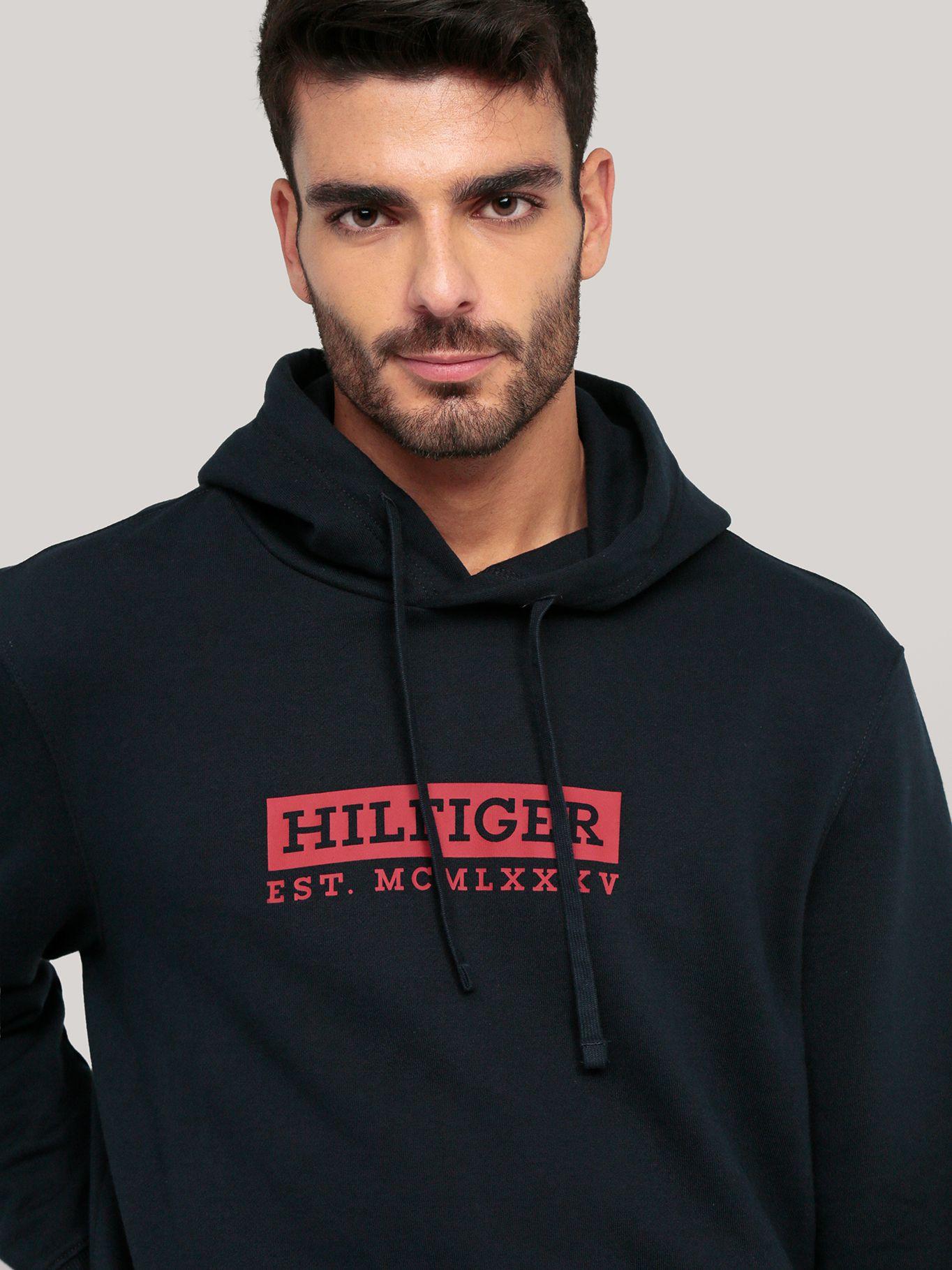 Polerón Hoodie Colour_ Logo Azul Tommy Hilfiger-4